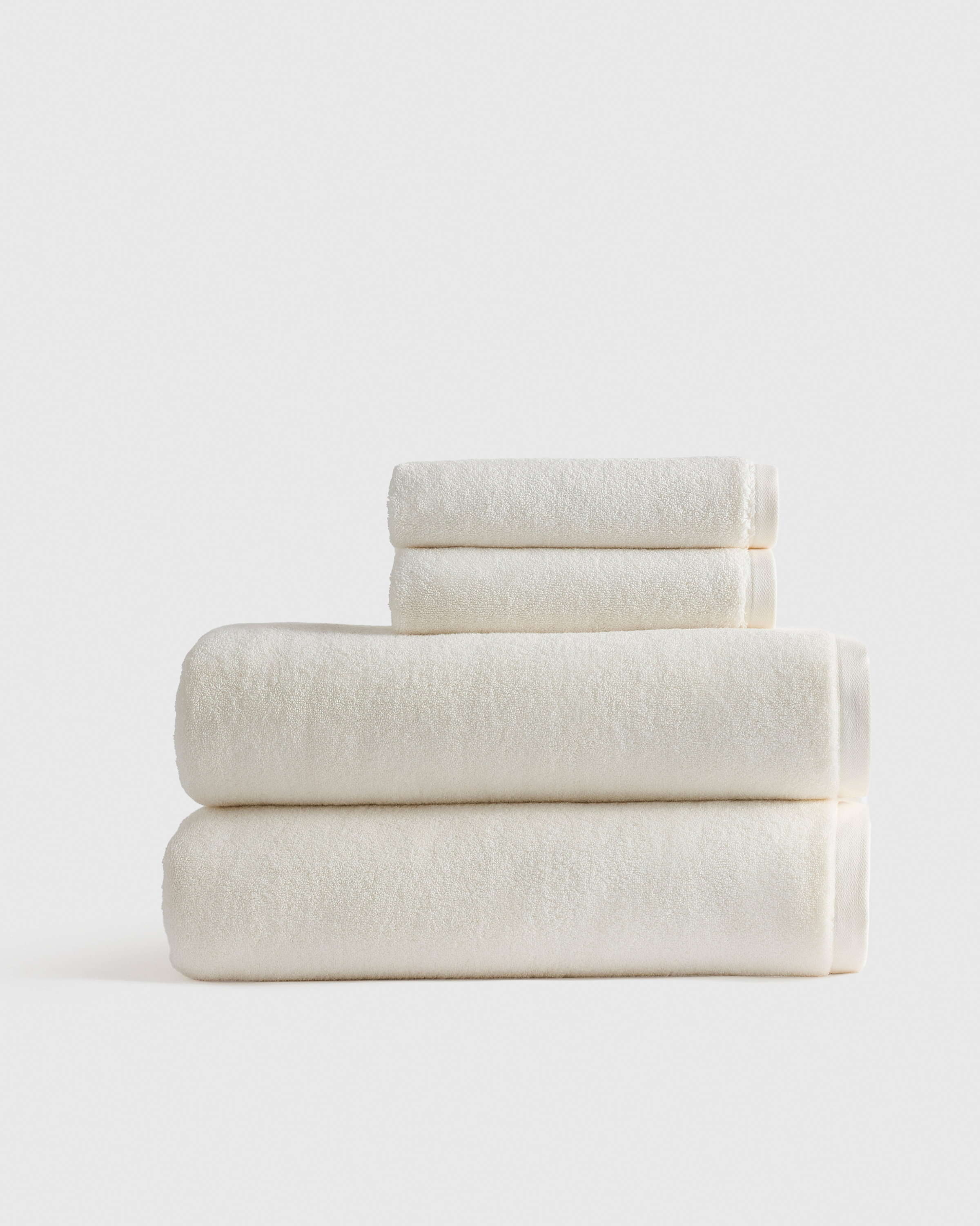 Ivory Plush Organic Turkish Cotton Bath Sheet Bundle (4 pieces)