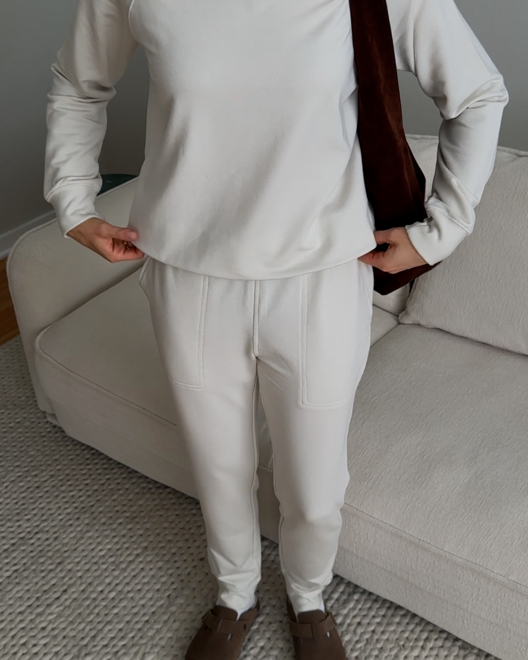 SuperSoft Fleece Joggers MonetteMoio 4x5