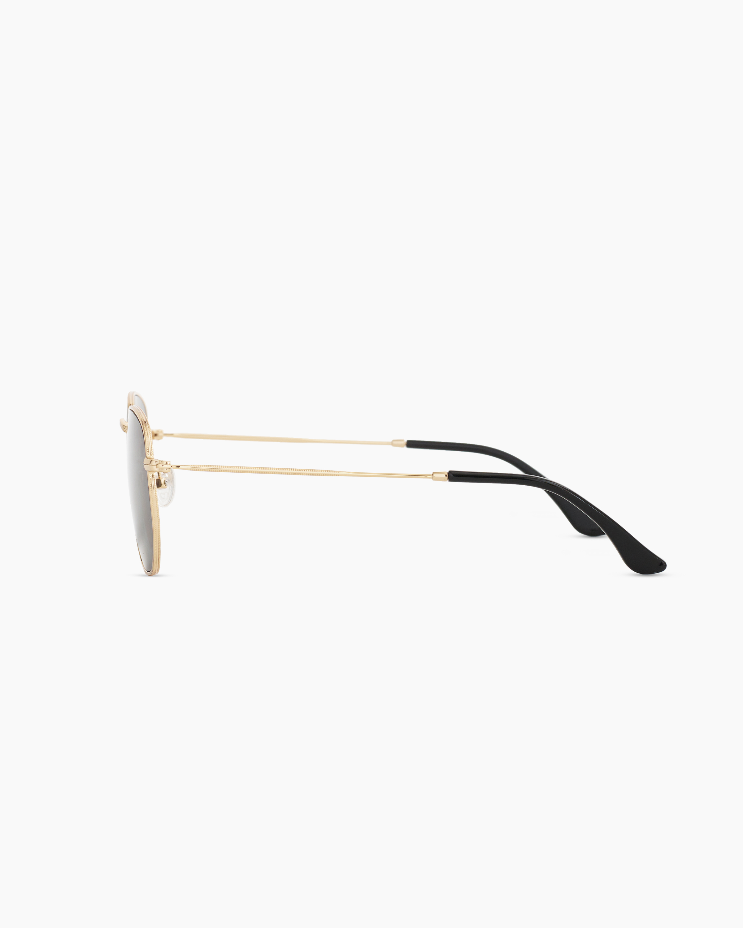 Quince Leighton Polarized Sunglasses Gold Stainless Steel Frame/Green Lens Hex Monaco Polarized Stainless Steel Sunglasses in Gold with  main image 4