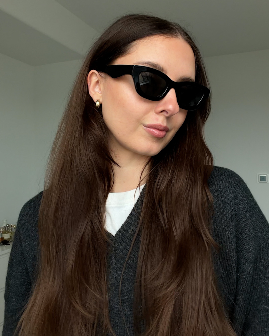 Jackie Polarized Acetate Sunglasses BlackwithGrey YeraGavrilov 4x5 Thumb