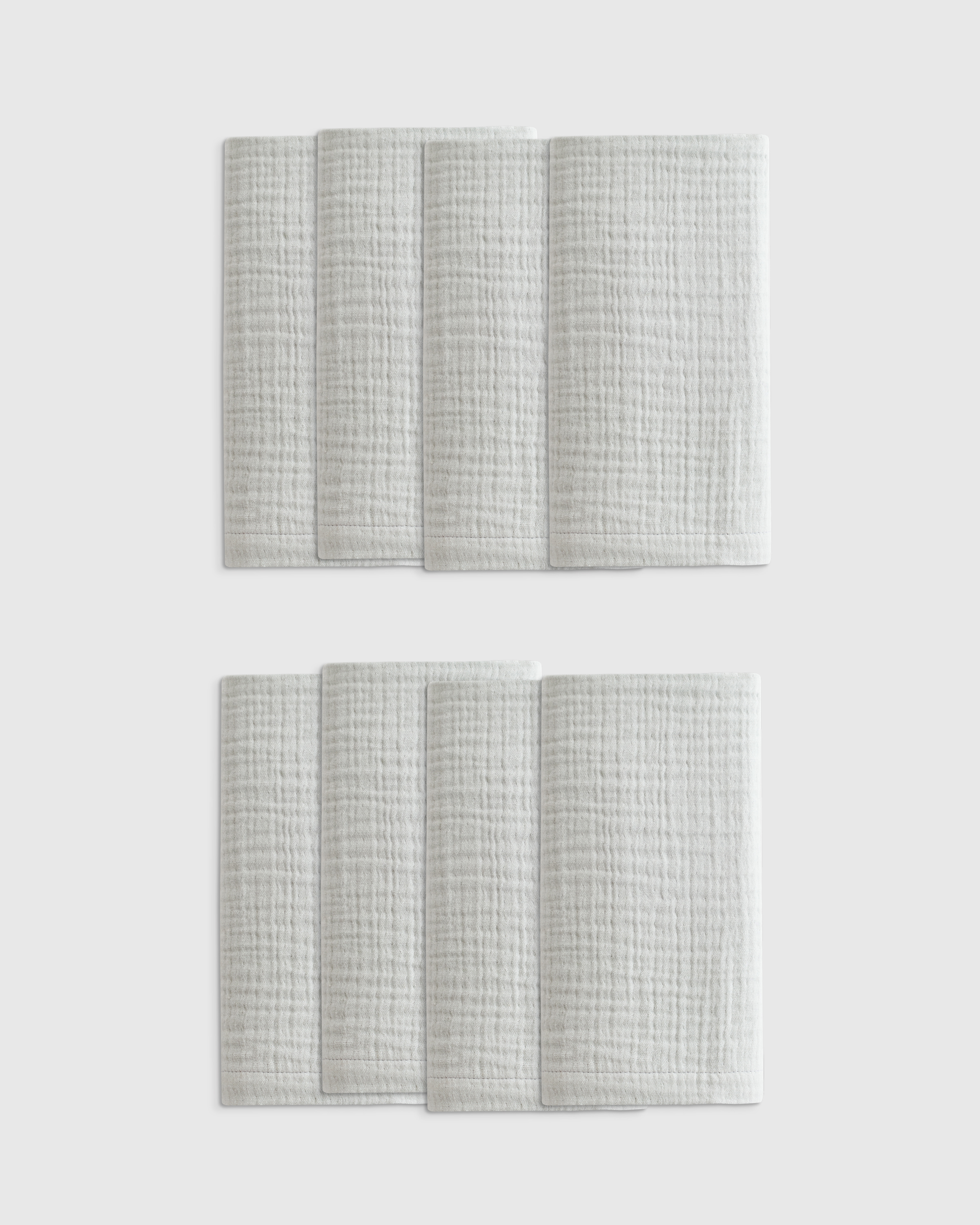 Mist Organic Airy Gauze Napkins (Set of 8)