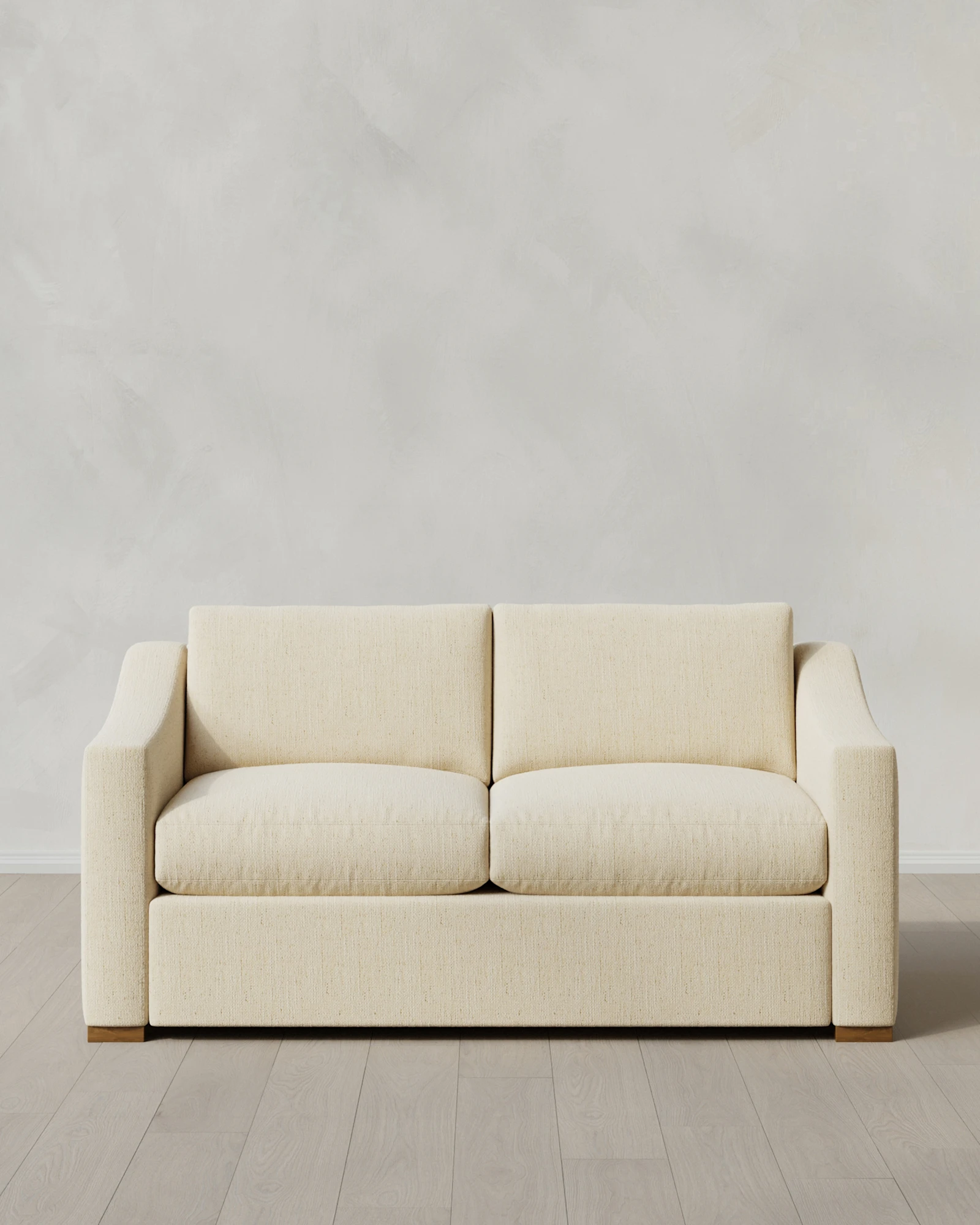 Hollis Slope Arm Sofa in Performance Chenille Linen Blend