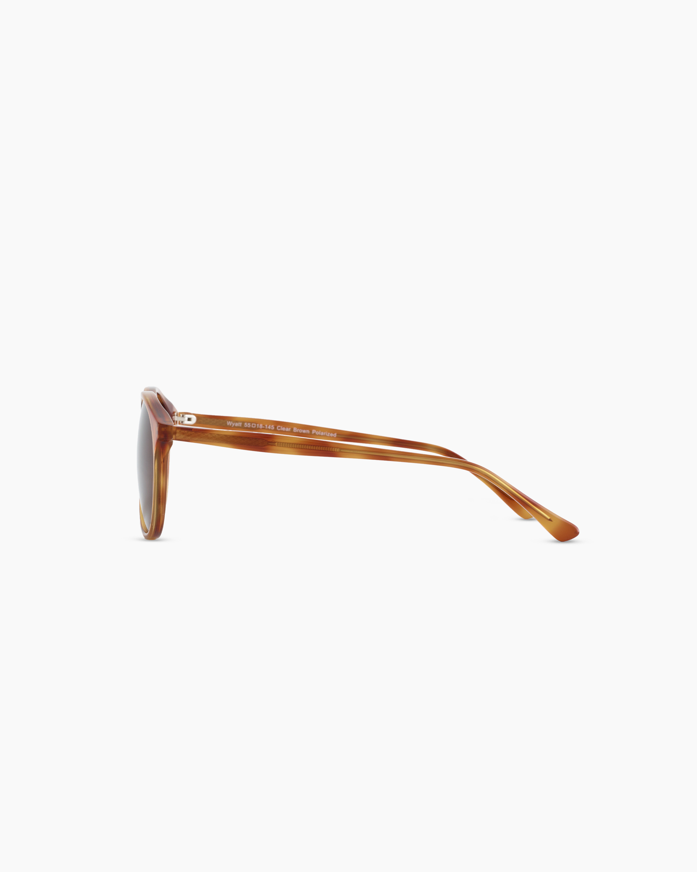 Warby Parker Wyatt Round Sunglasses with Brown Lenses Eye Spy: Warby Parker Winter Core and Resort  main image 4