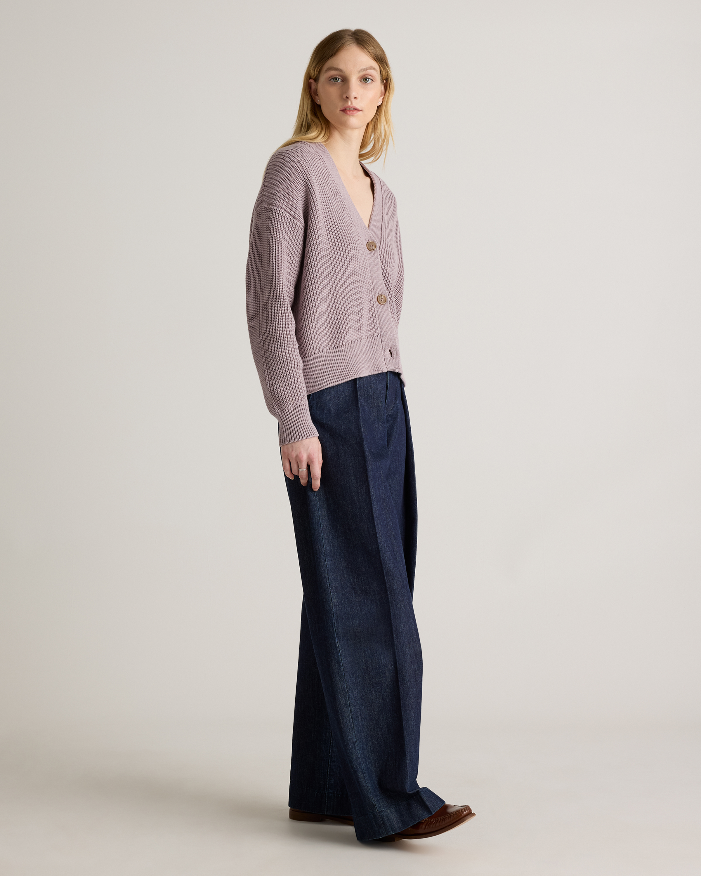 ともやん着用　SIMPLYCOMPLICATED RUST CARDIGAN