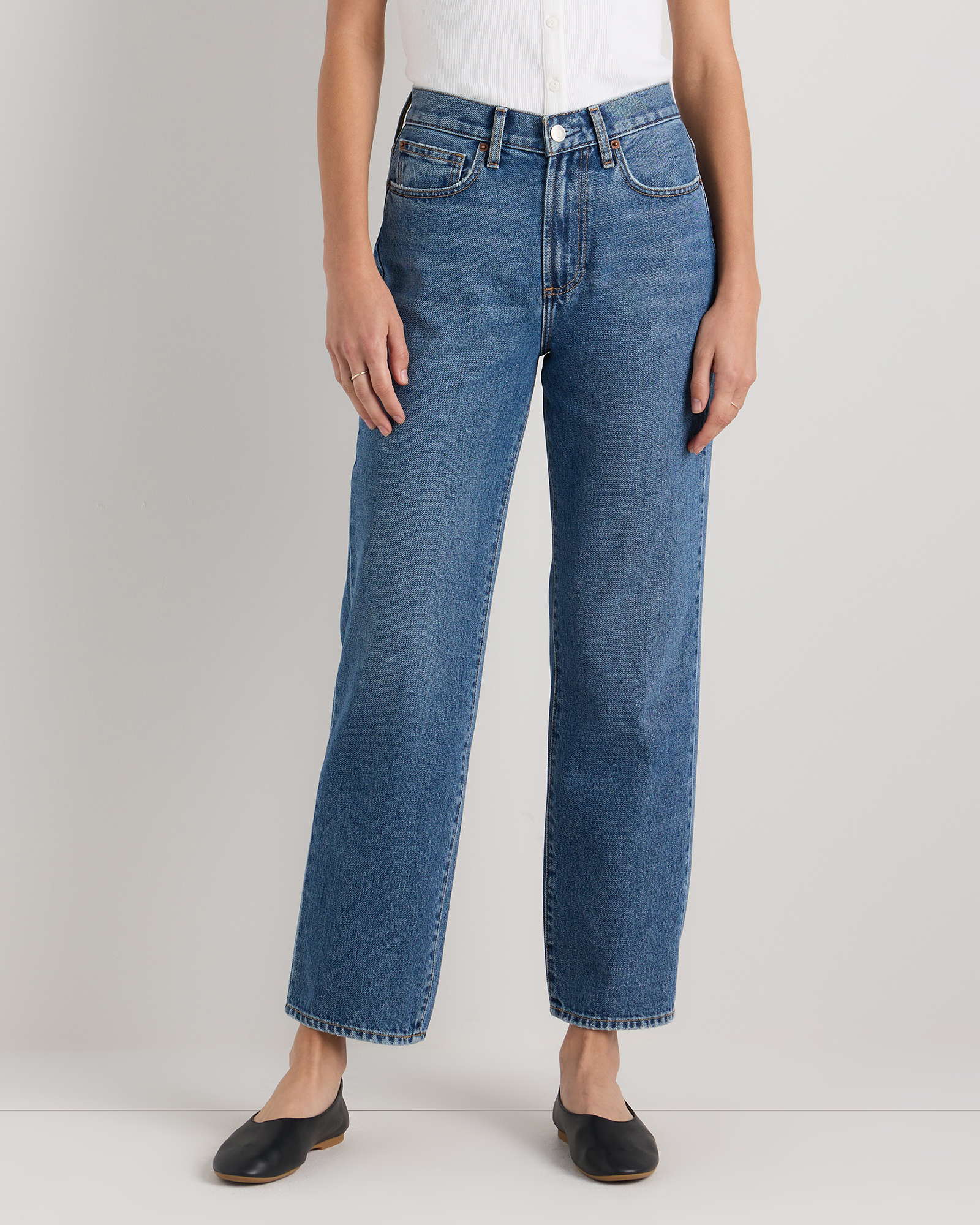 Horizon Blue Bella Rigid Straight Jeans