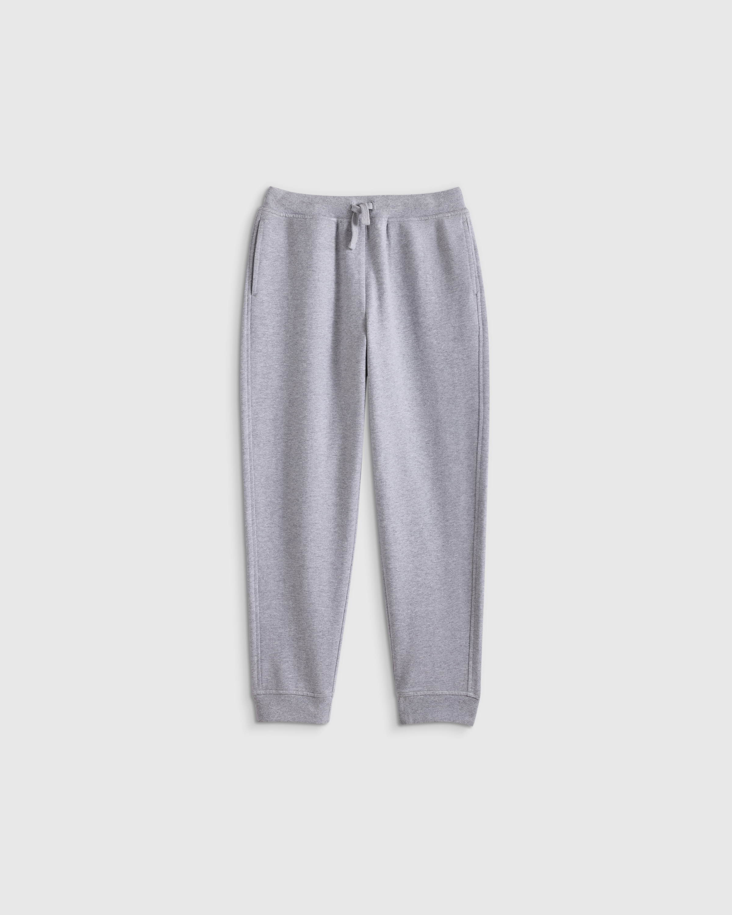 Heather Grey Organic Cotton French Terry Joggers 