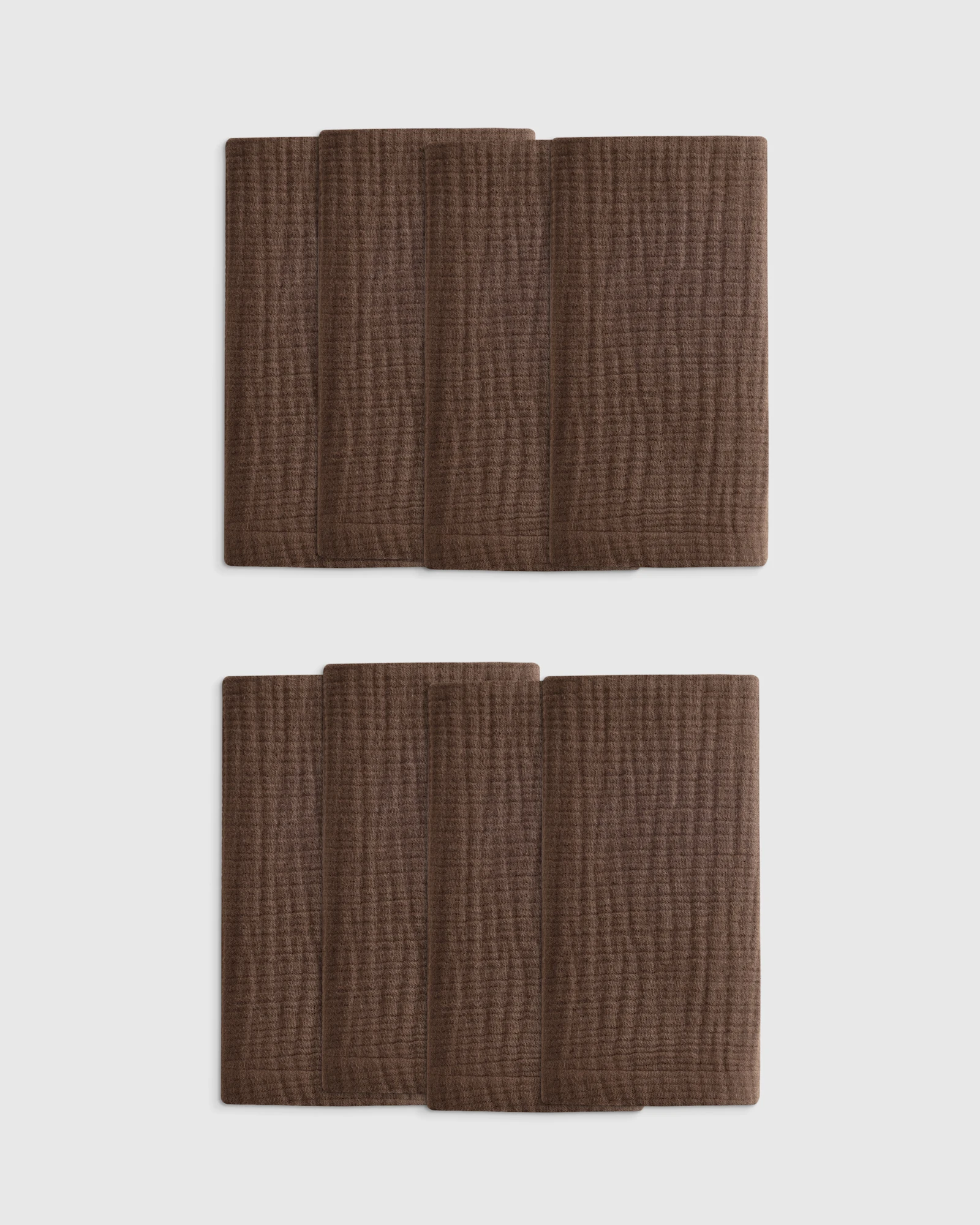 Organic Cotton Gauze Napkins (Set of 8) - Burgundy