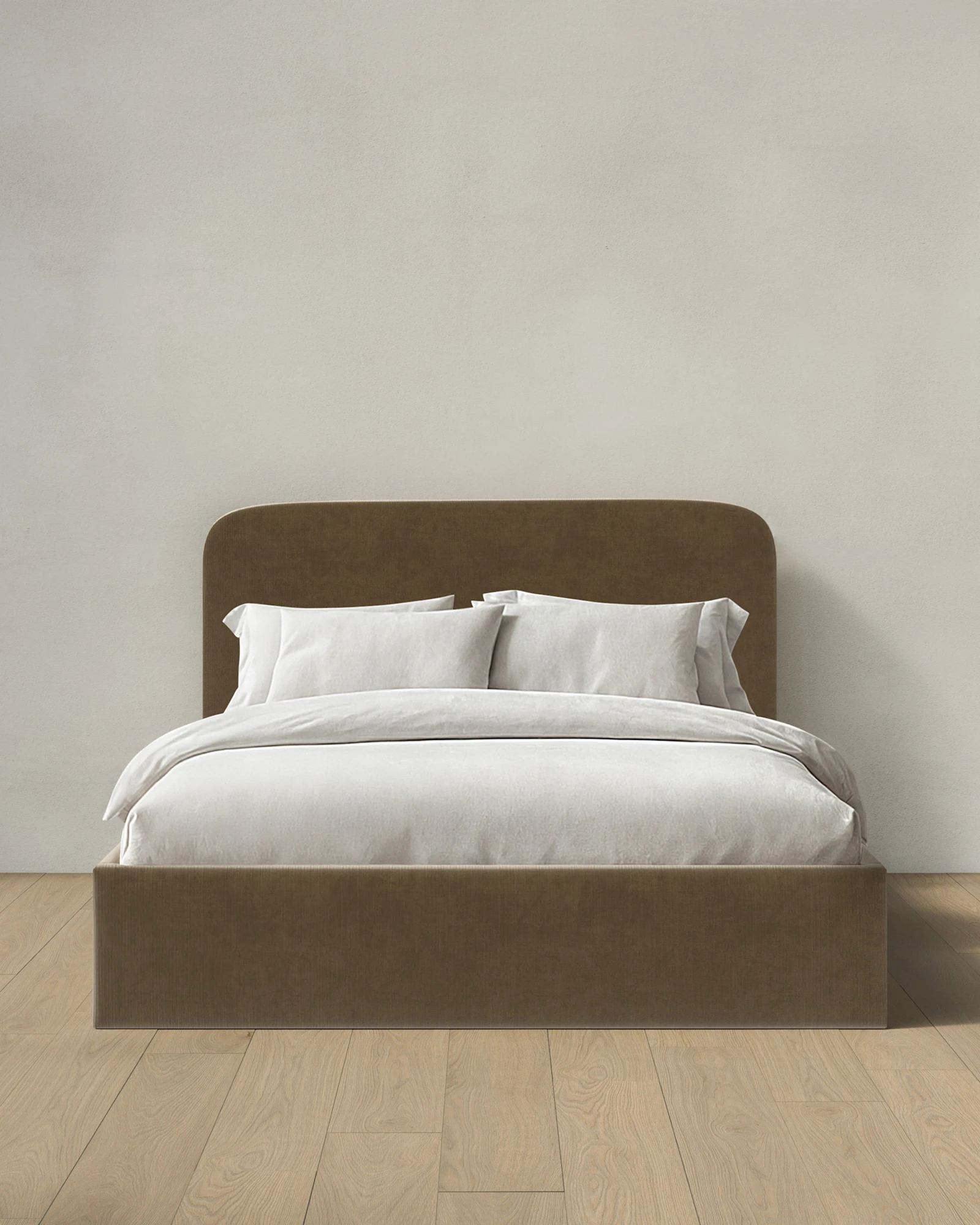 Performance Velvet Curved Bed 40"