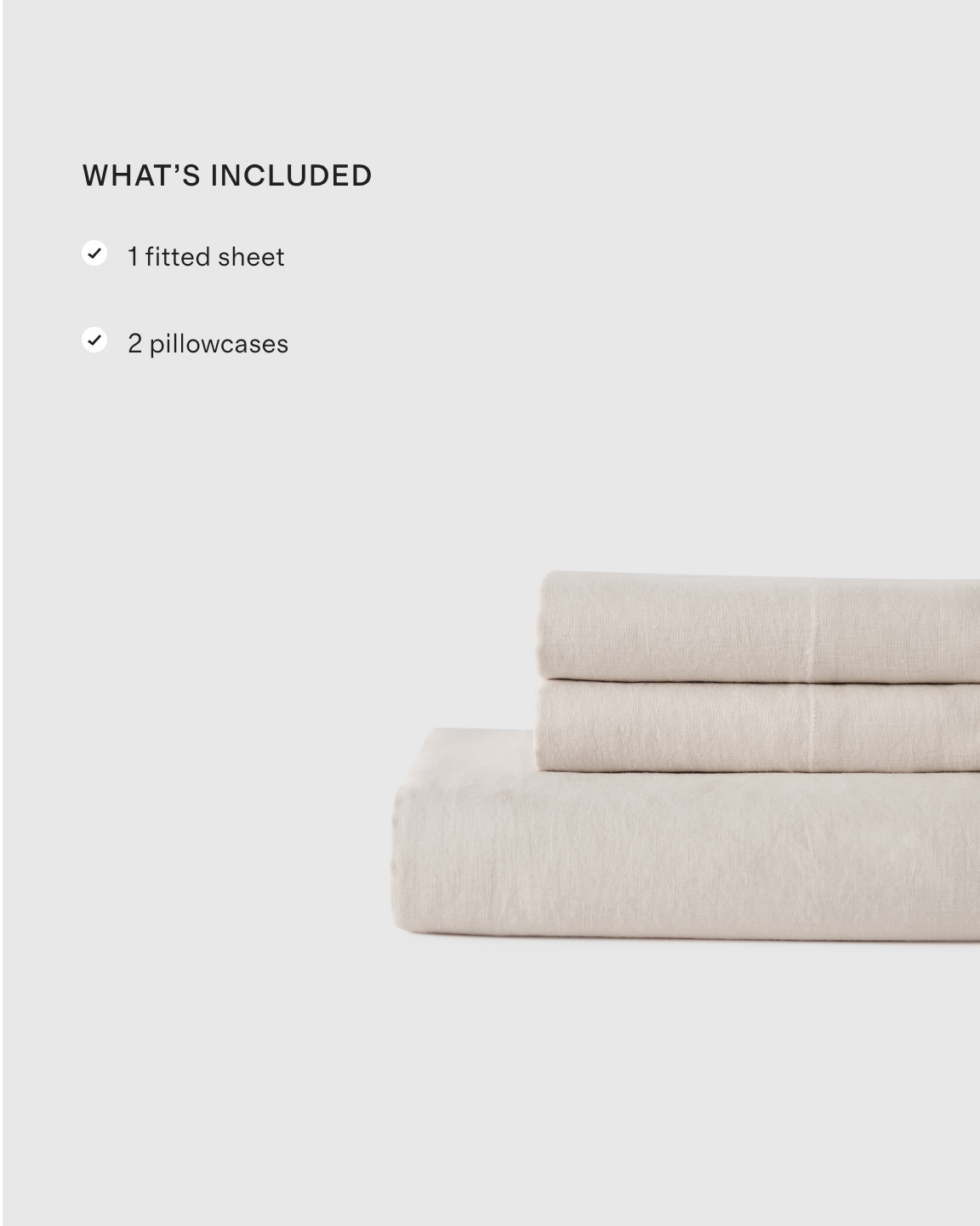 Without Flat Sheet linen