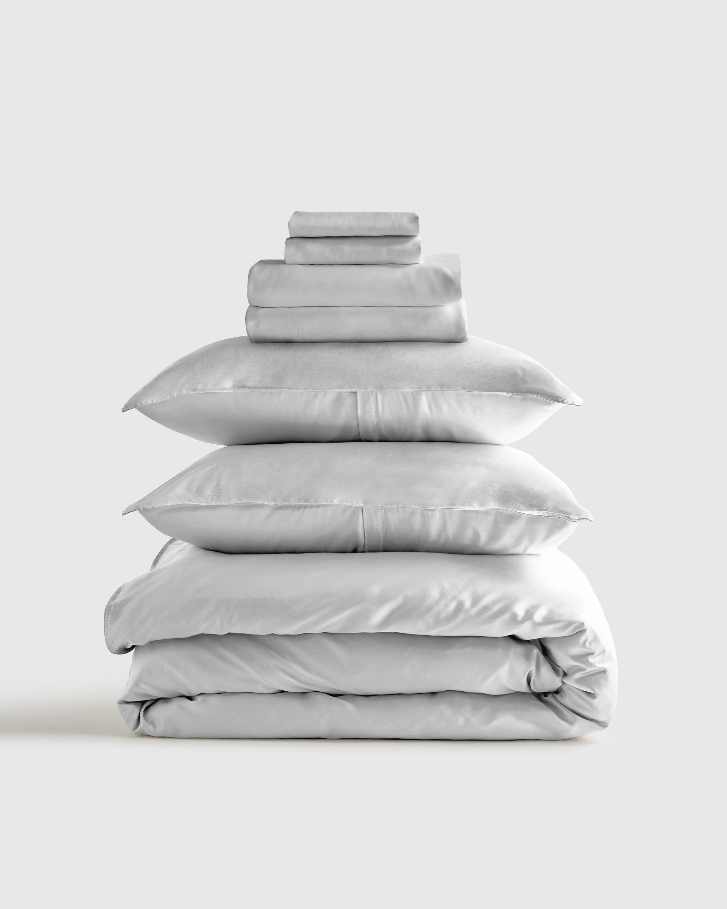 Light Grey Bamboo Deluxe Bedding Bundle
