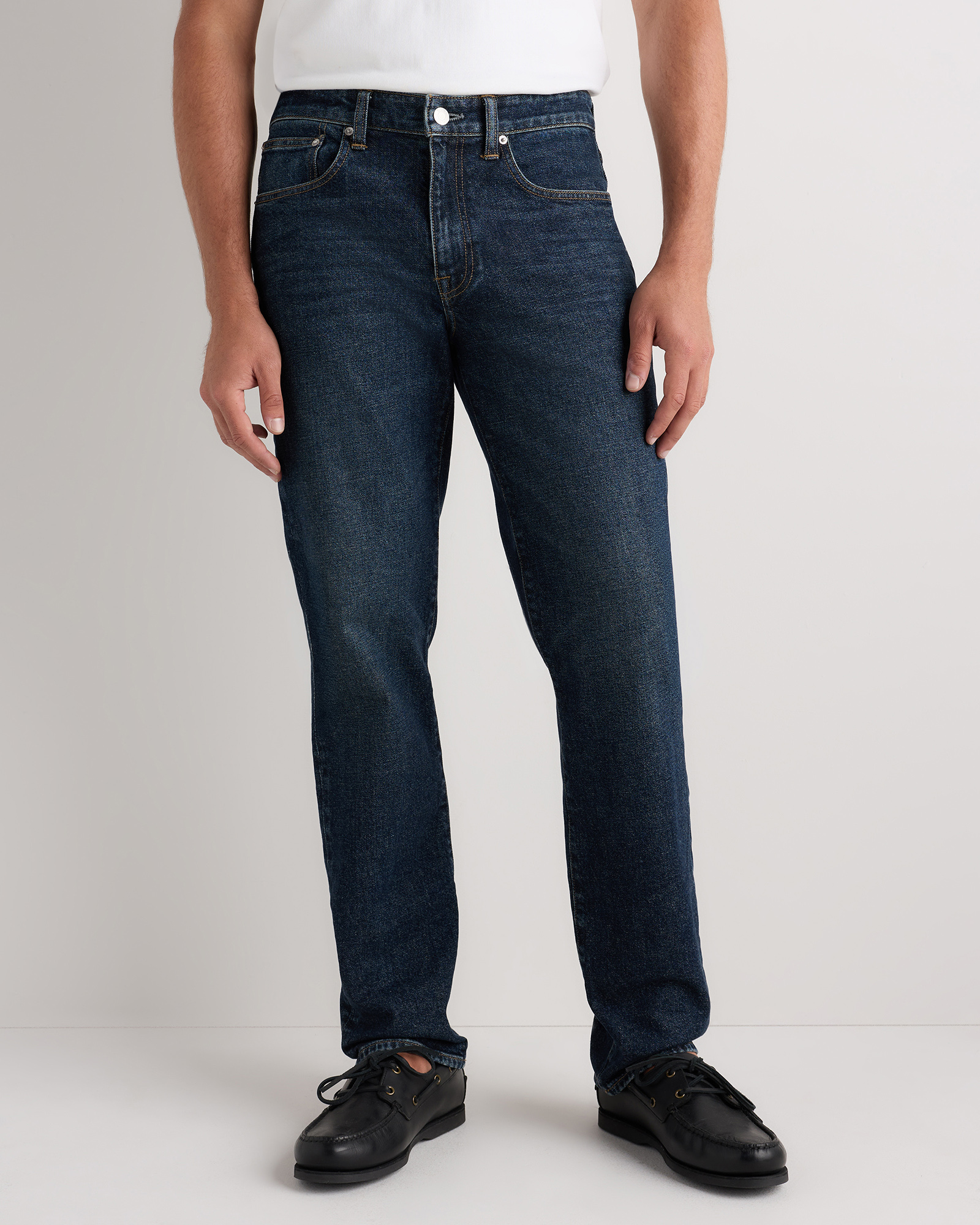Vintage Indigo Warren Stretch Straight Jeans