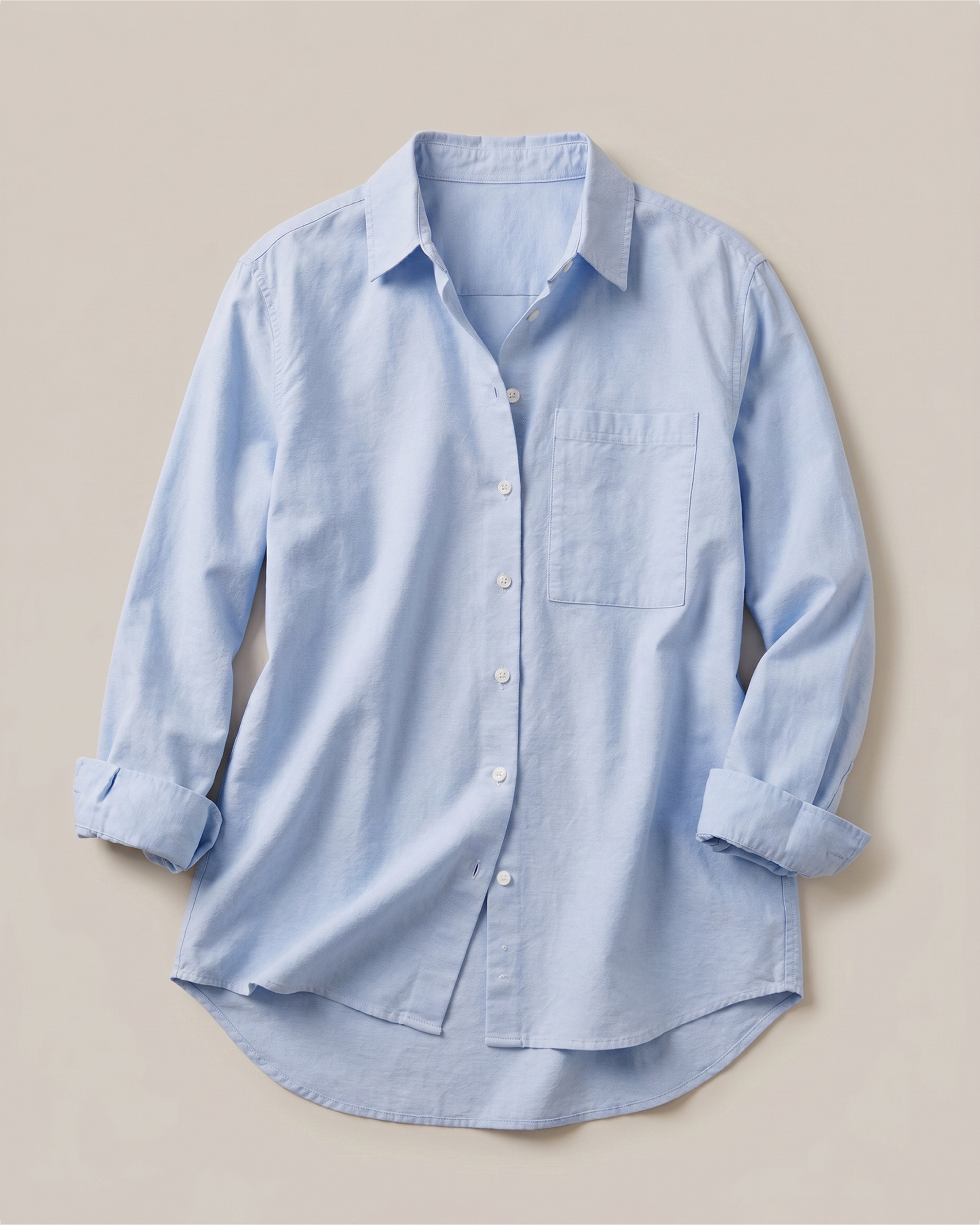 Organic Cotton Relaxed Oxford Shirt