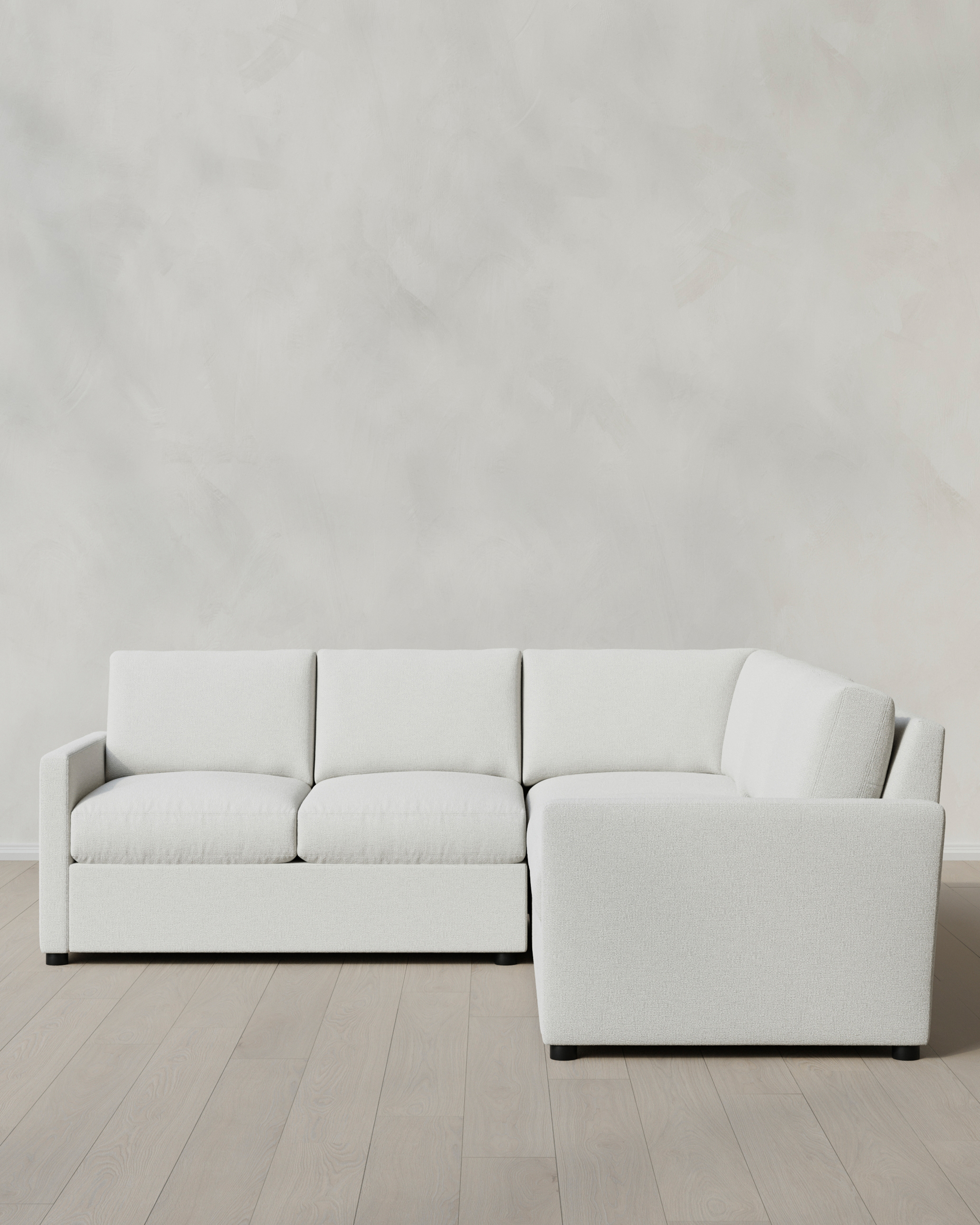 Snow Brennan L Sectional in Performance Basketweave