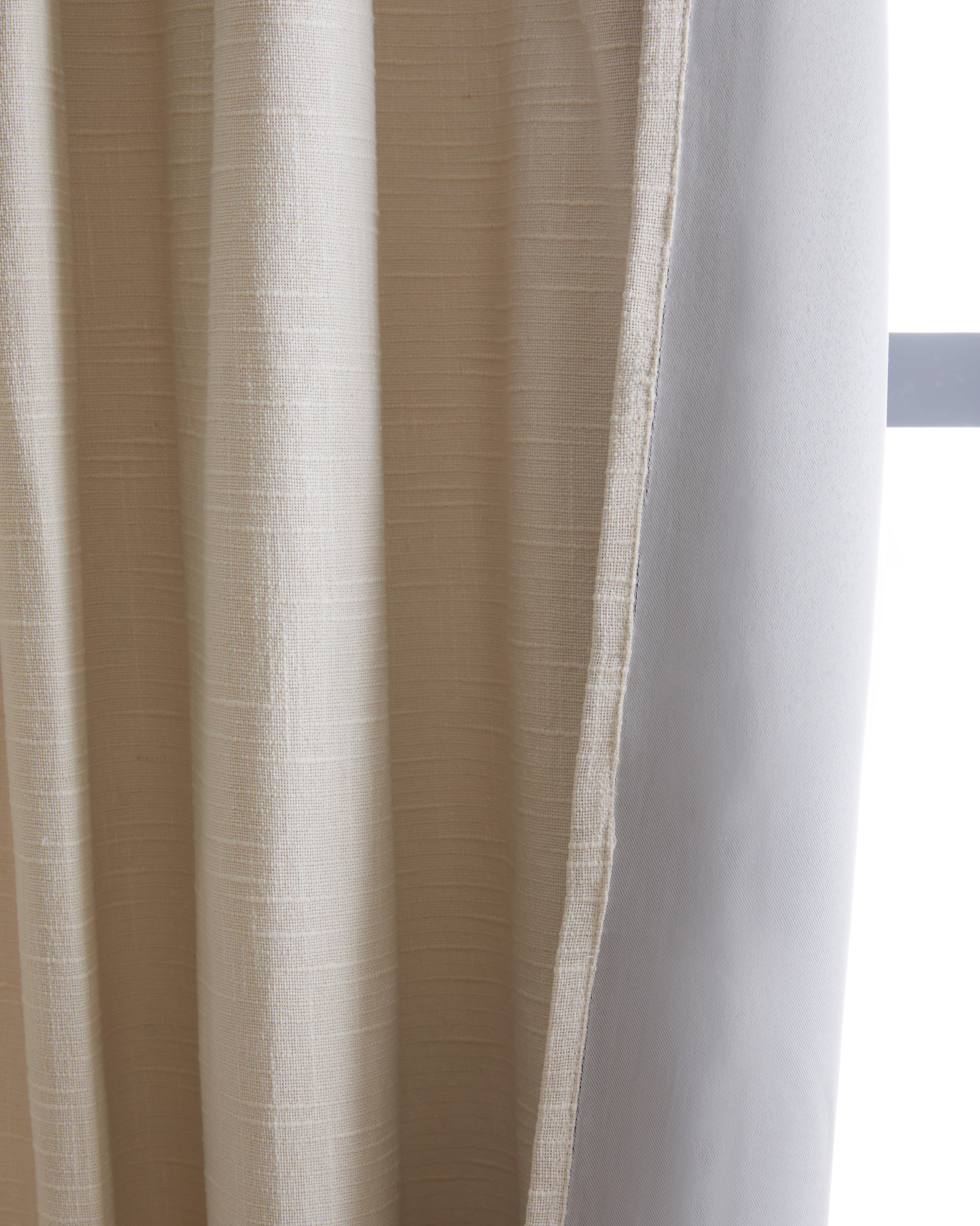 Curtain CottonSlubBlackout Sand 558