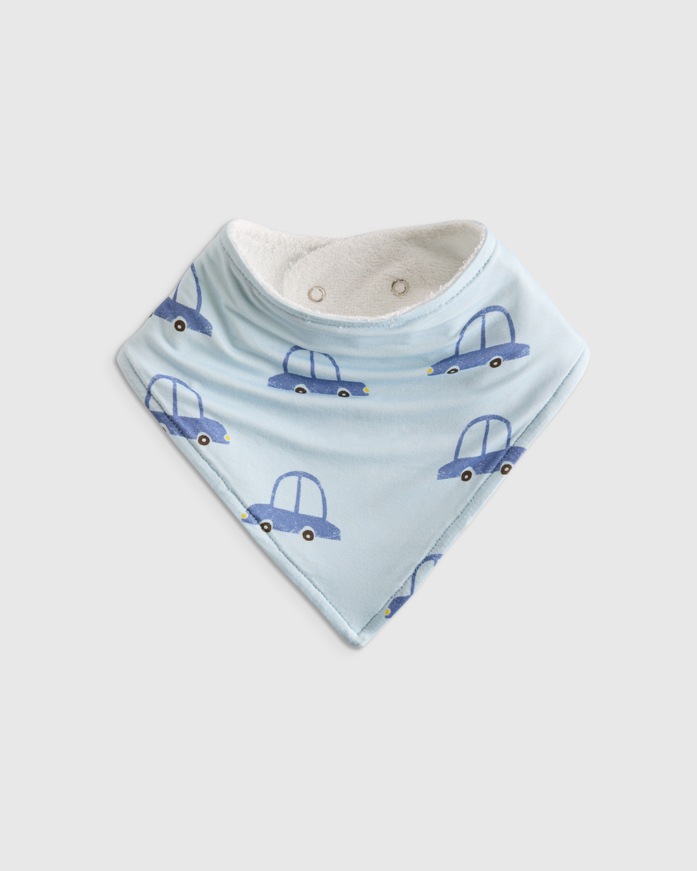 Blue Cars Baby Bamboo Bib