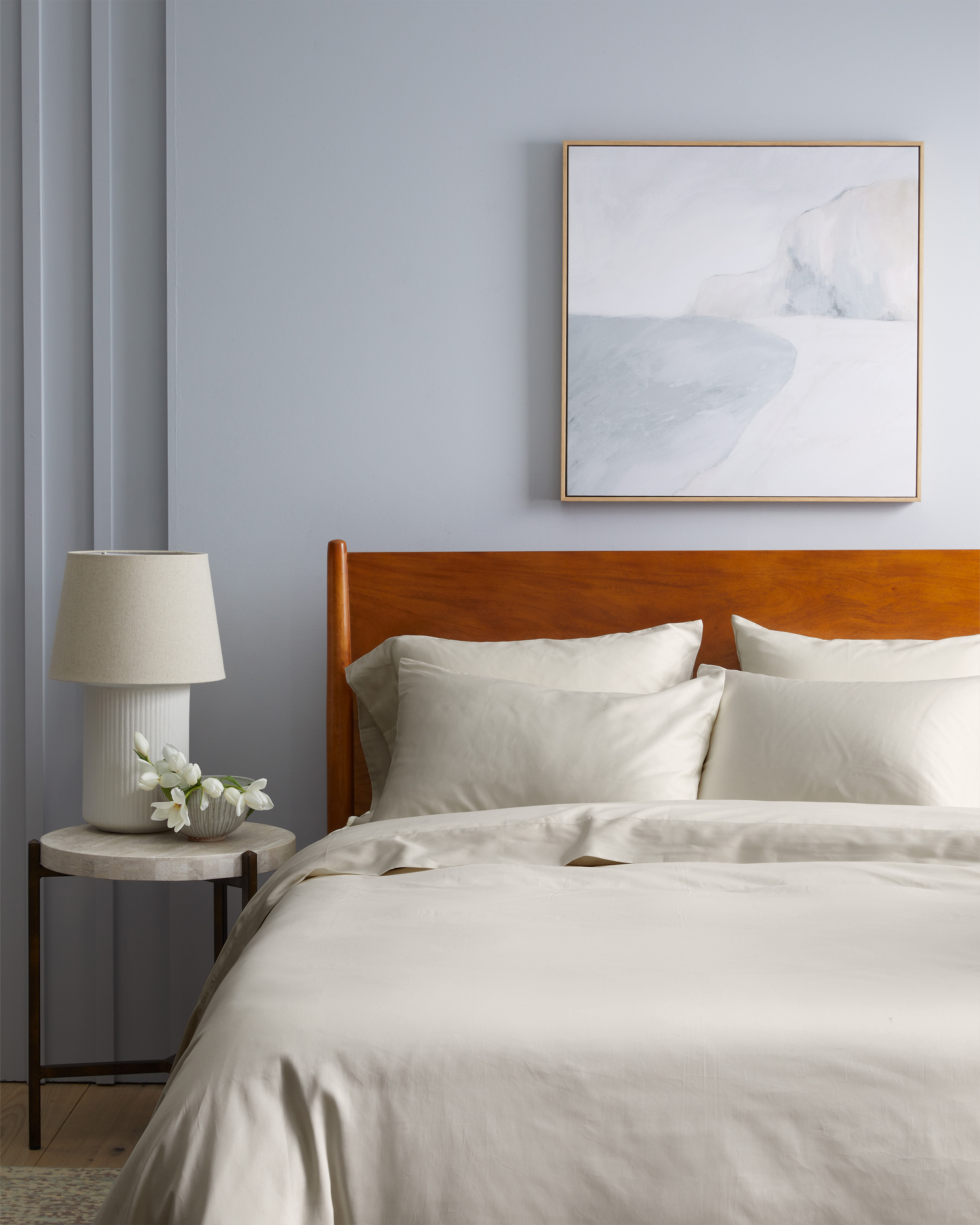 Sand Luxury Organic Sateen Sham Set