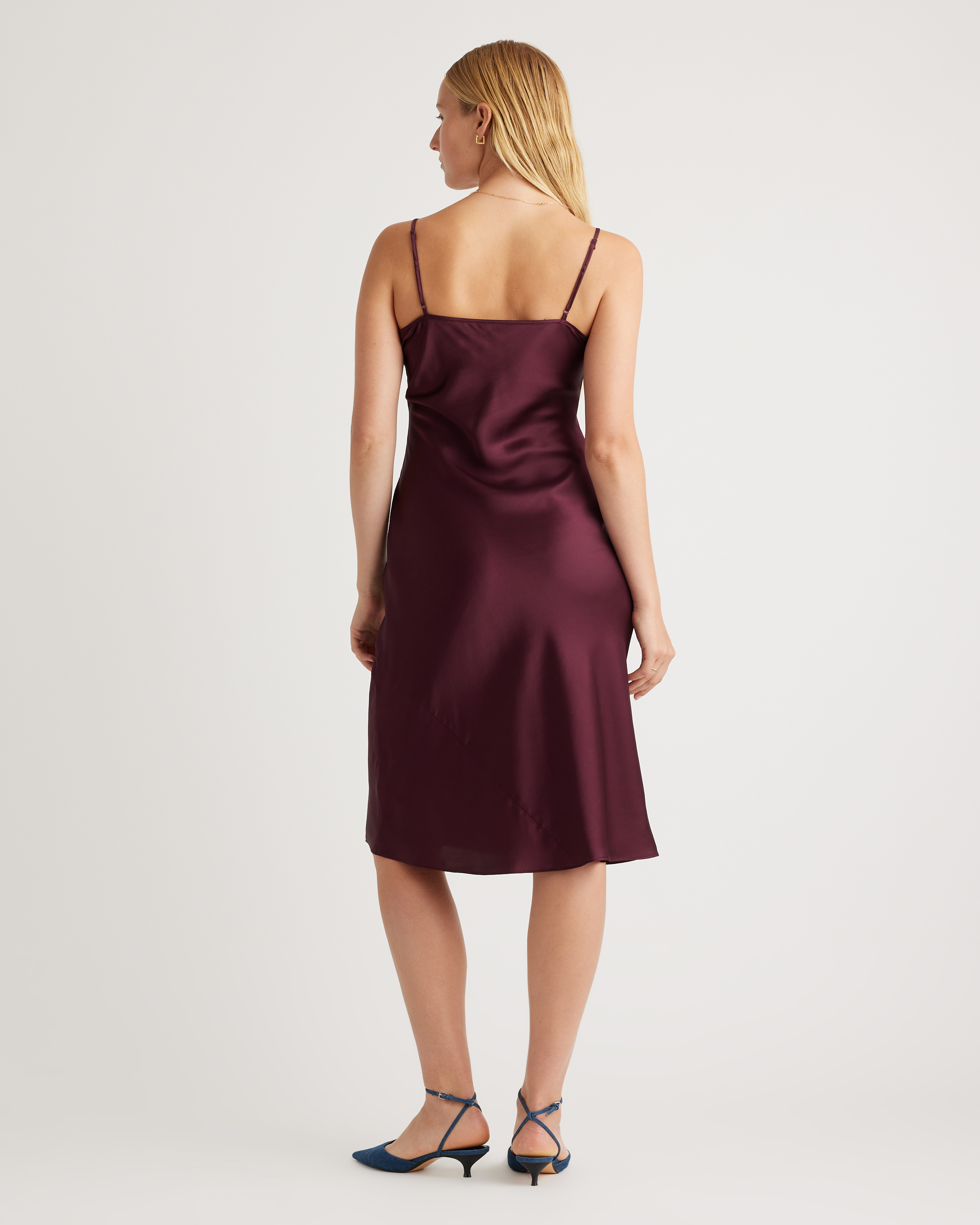 saitn dress slip Alesso Powder Blue Satin Cowl-Neck Slip-Maxi Dress – Club L London