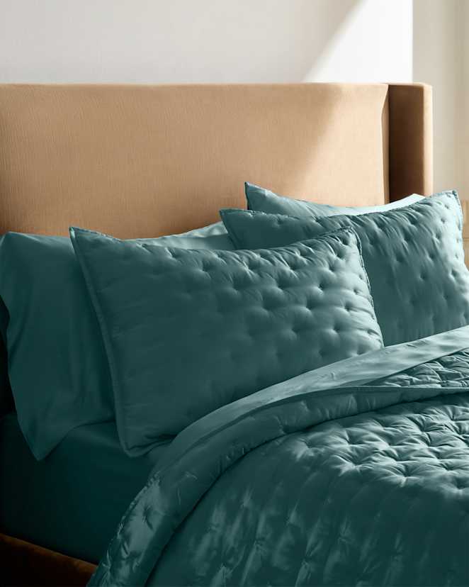 Ocean Bamboo Dream Quilted Sham Set