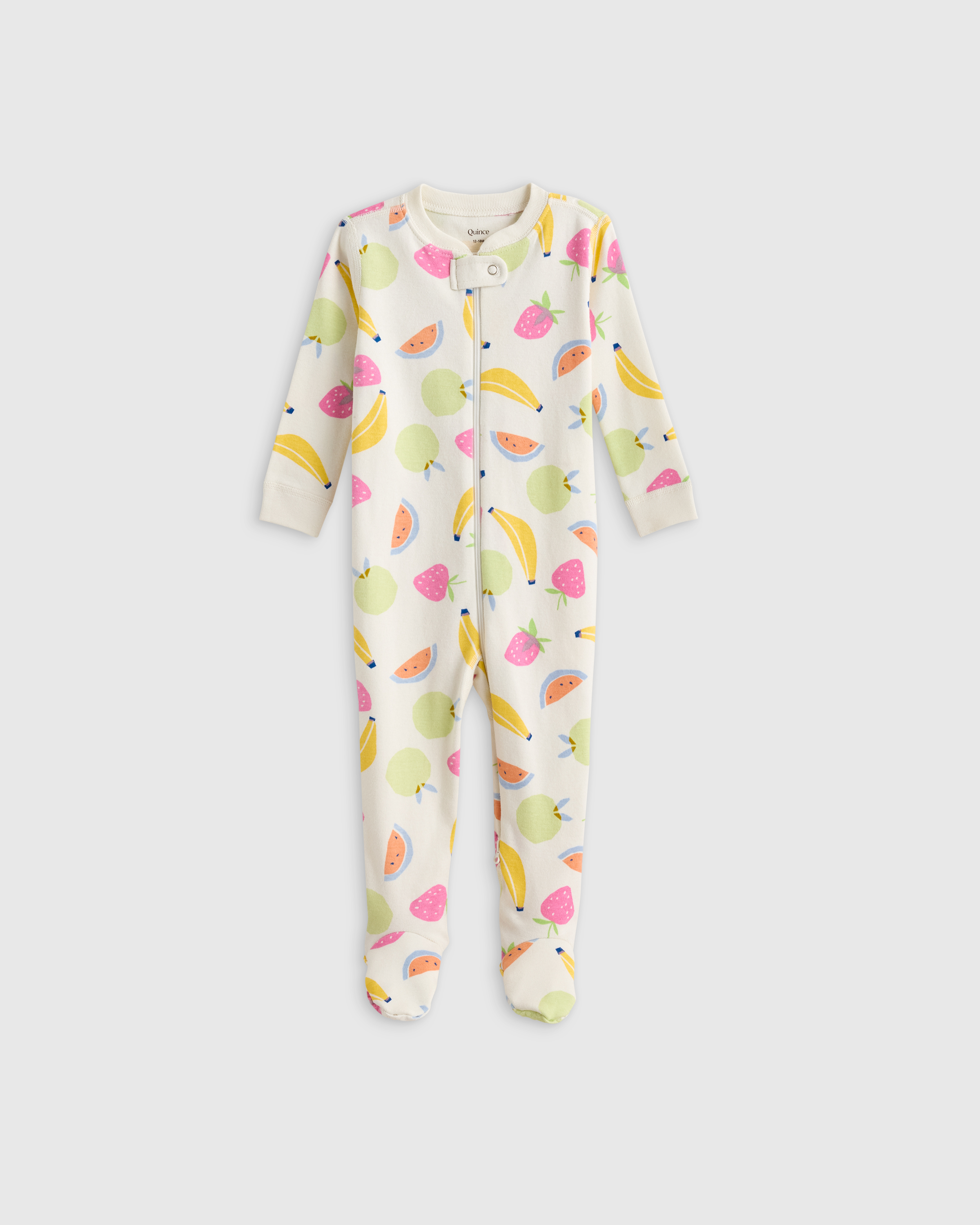 Quince One Piece Pajama In Fruit