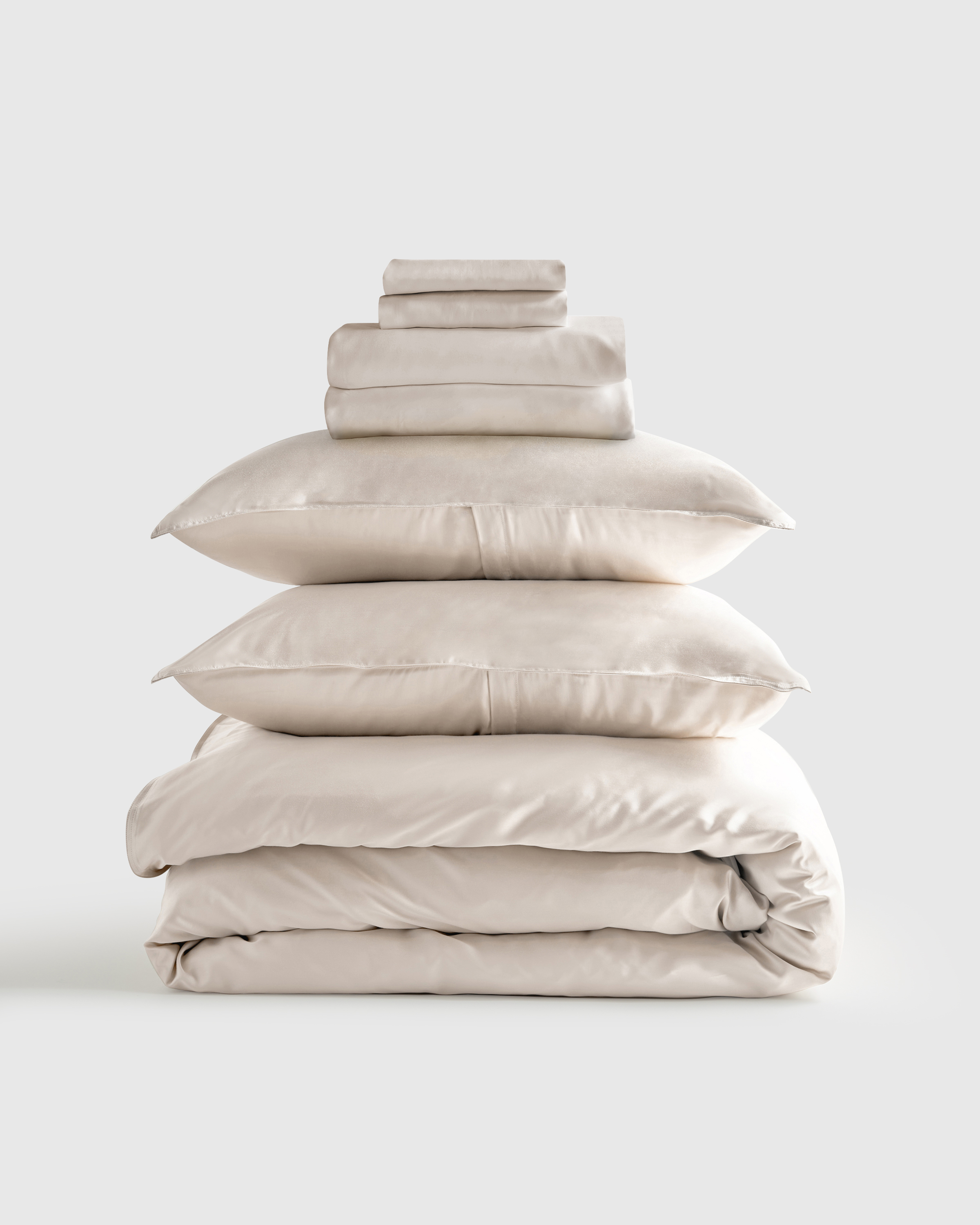 Bamboo Deluxe Bedding Bundle, Sand, Full