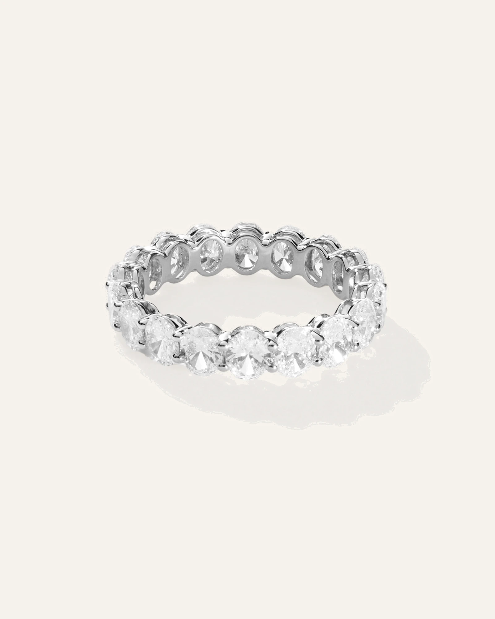 Lab Grown Diamond Oval Eternity Band