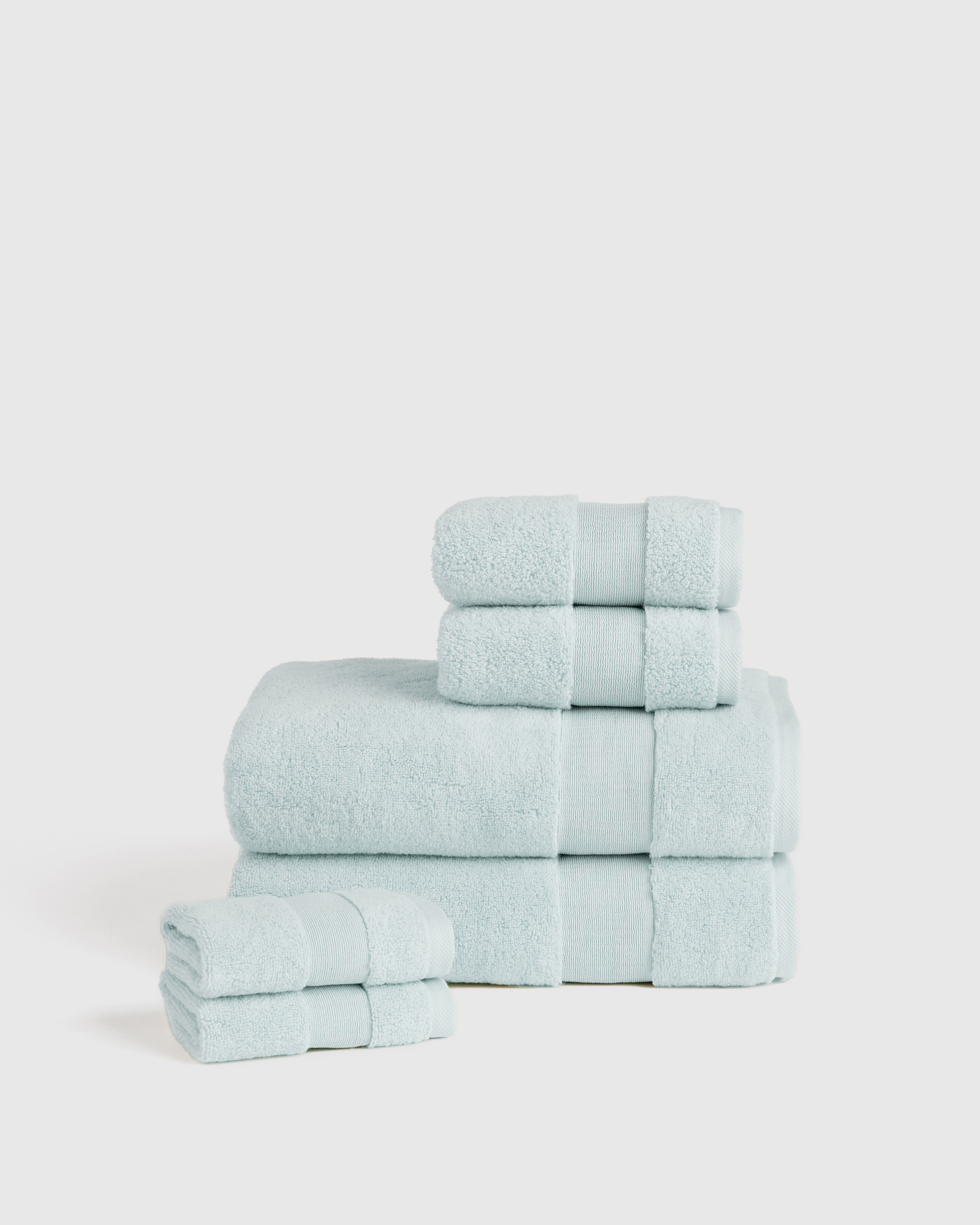 Mist Turkish Classic Bath Towel Bundle