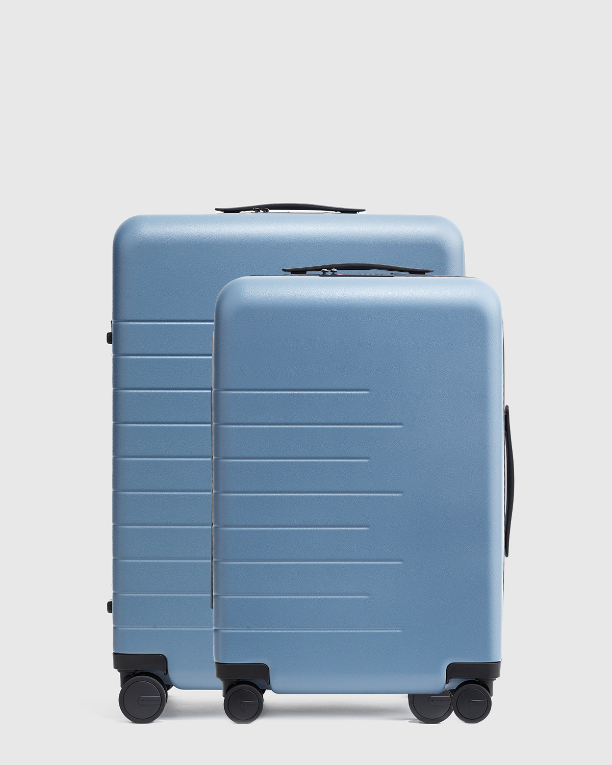 Blue Carry-On & Medium Check-In Suitcase Set