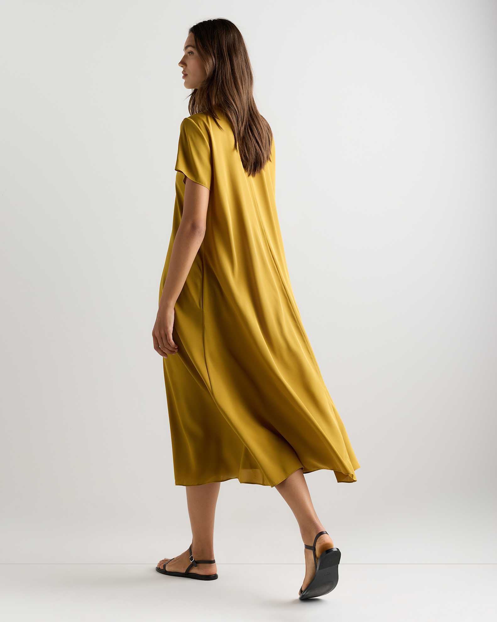 Washable Stretch Silk Voluminous Maxi Dress Washable Stretch Silk Voluminous Maxi Dress