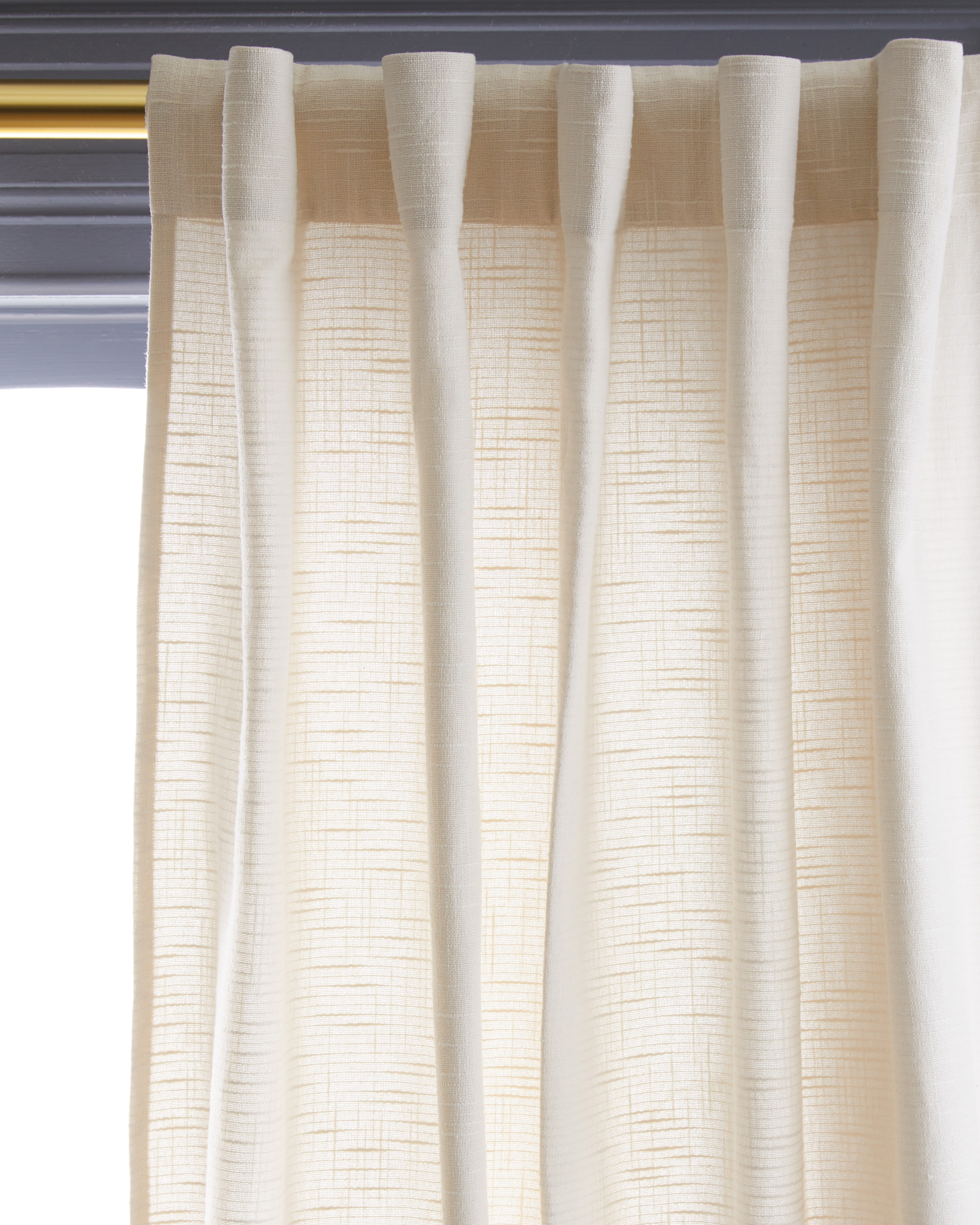 Quince Cotton Slub Curtain - Thumbnail 5