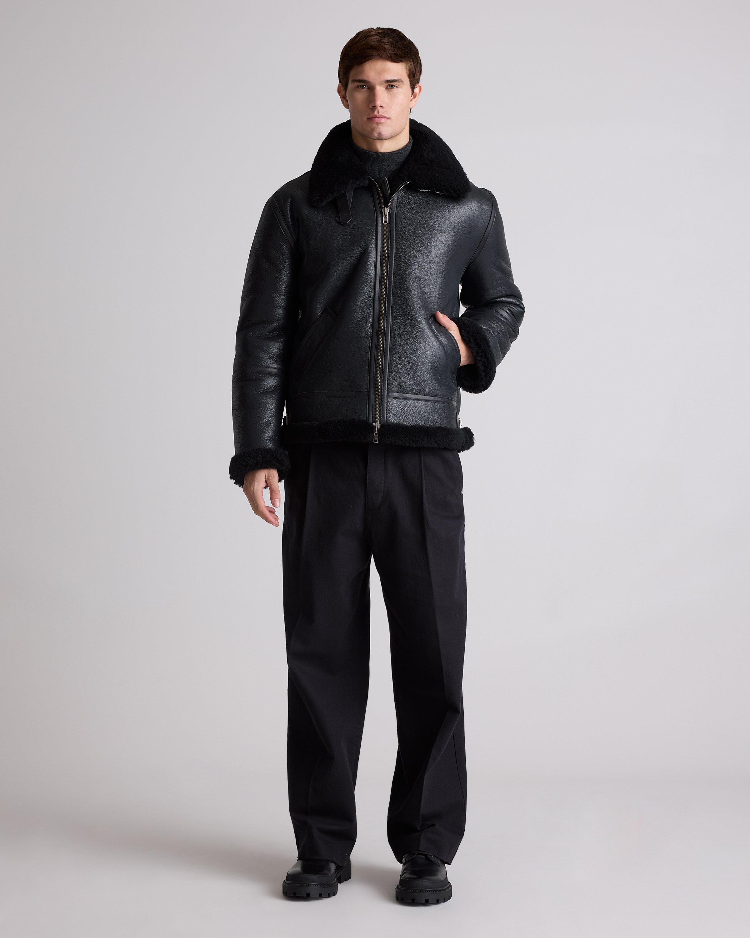Joe's ★ Faux Shearling Bomber Jacket SHEARLING FLIGHT JACKET – Joe's® Jeans