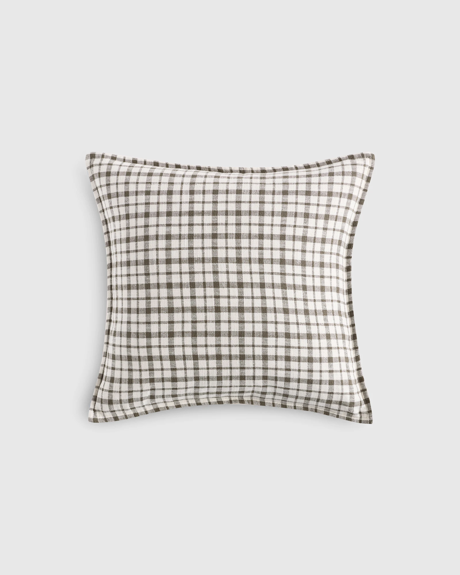 Plaid Cotton Pillow Cover
