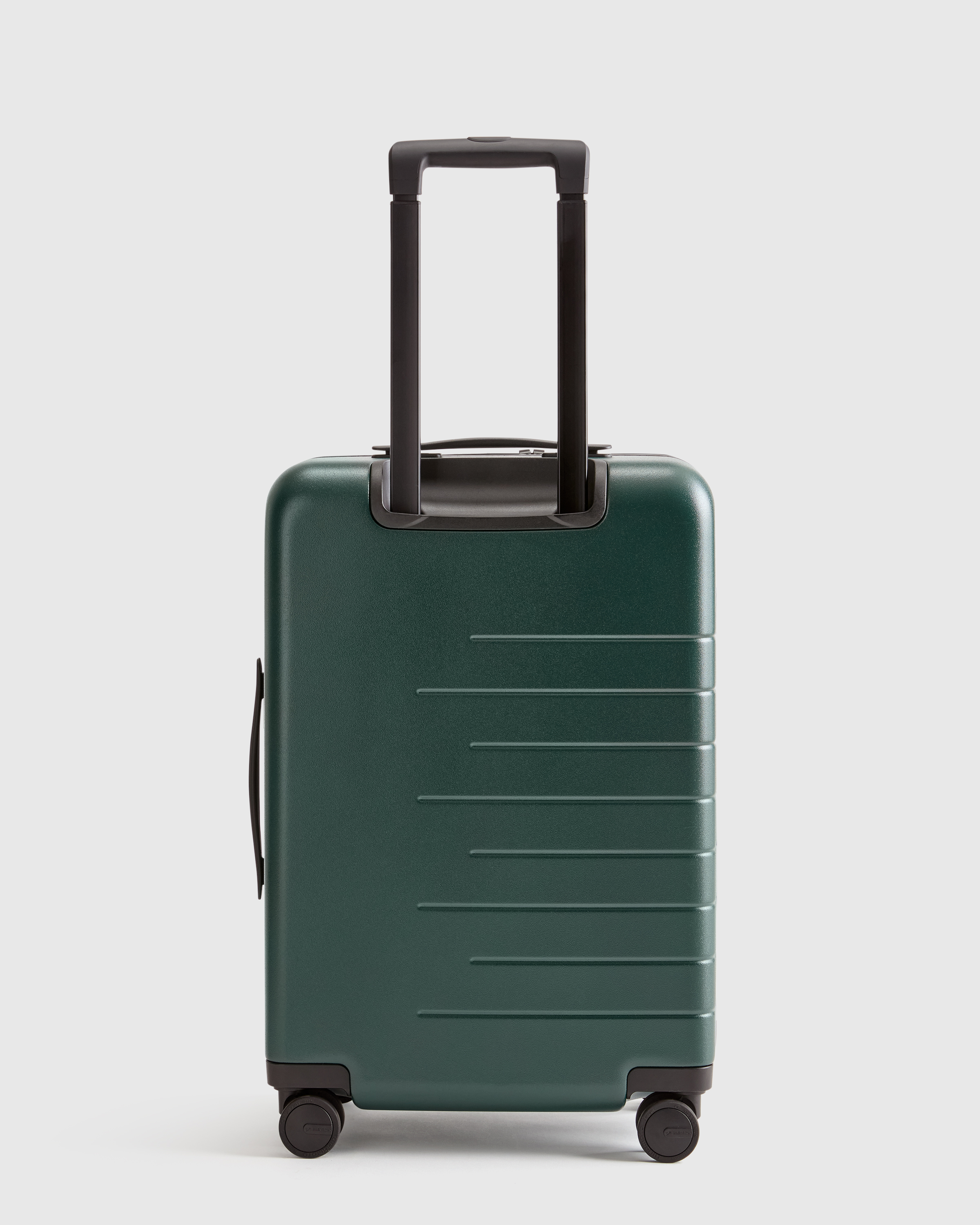 Front Pocket Carry-On Suitcase in Dark Green