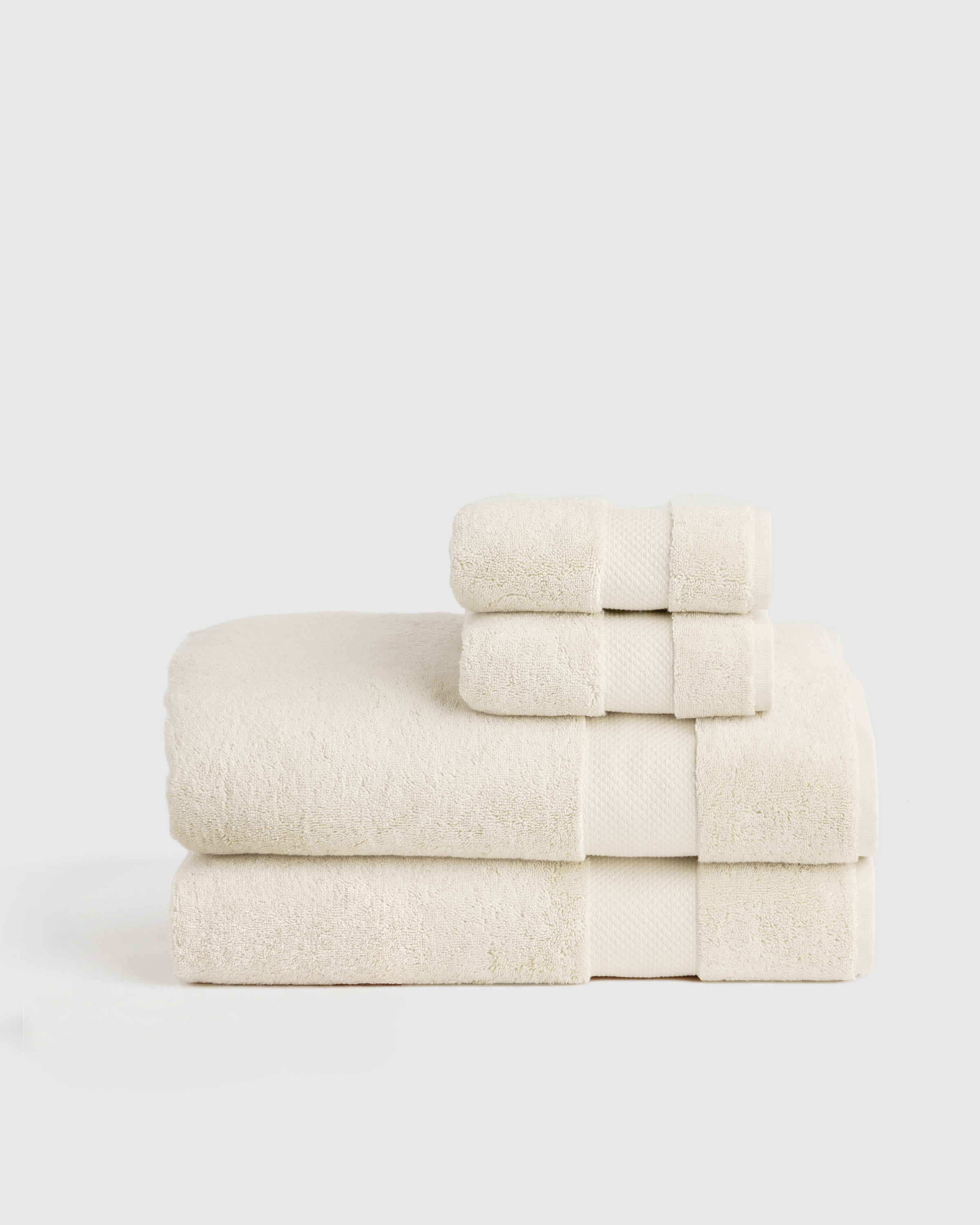 Ivory Turkish Ultra Plush Bath Sheet Bundle