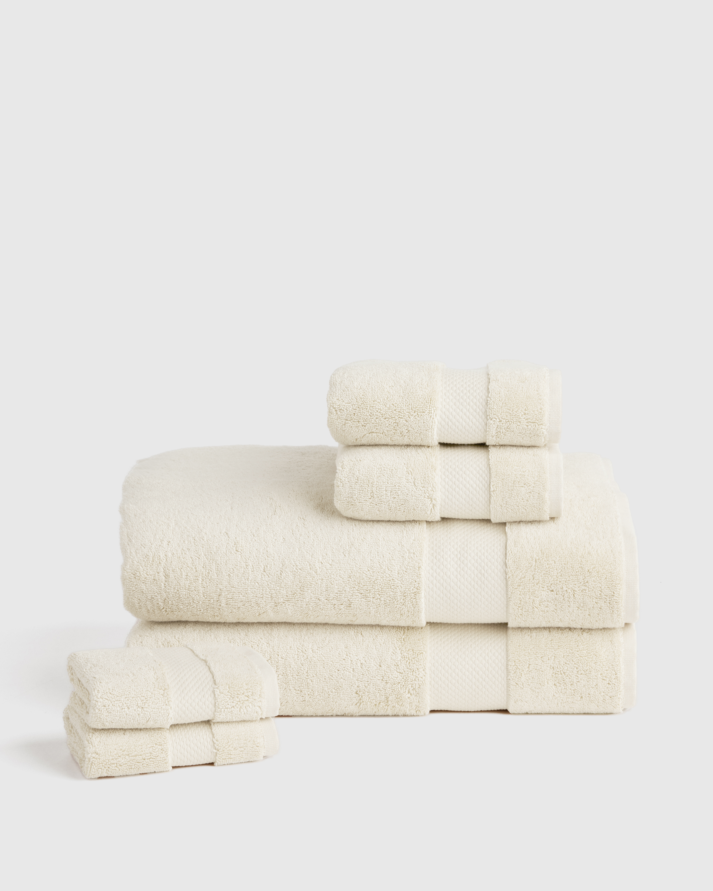 Ivory Turkish Ultra Plush Bath Sheet Bundle