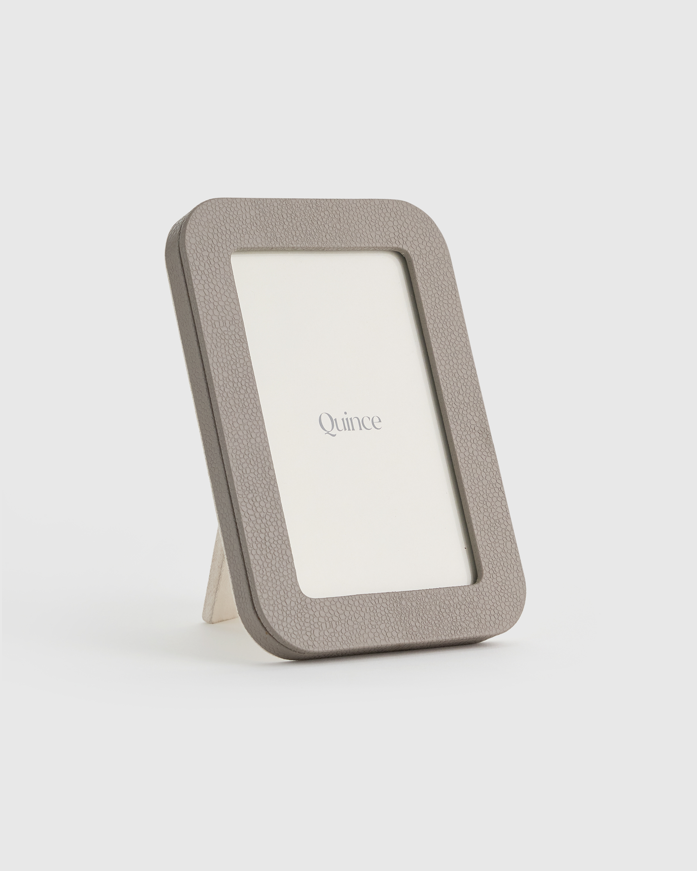 Grey Shagreen Leather Picture Frames