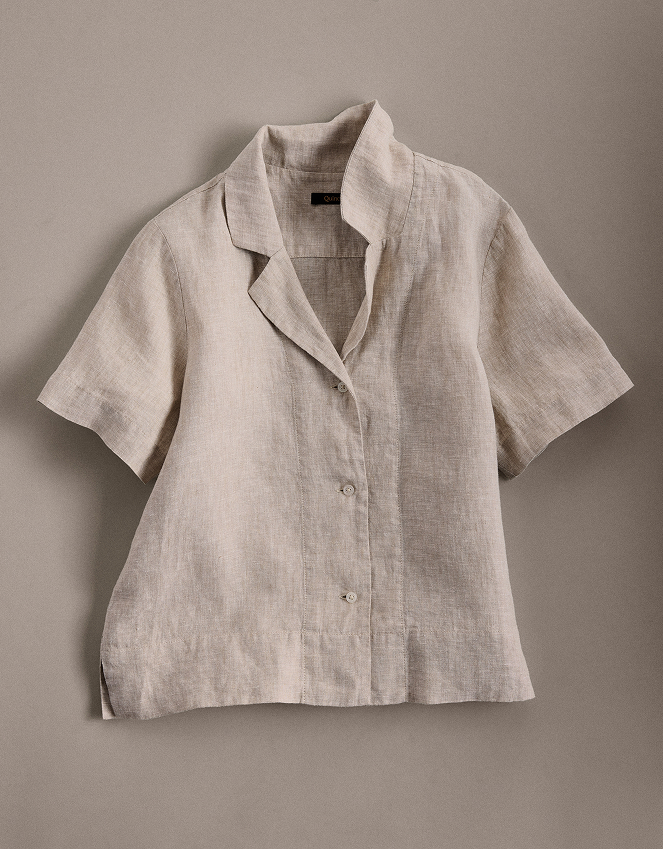 Flax 100% European Linen Short Sleeve Shirt