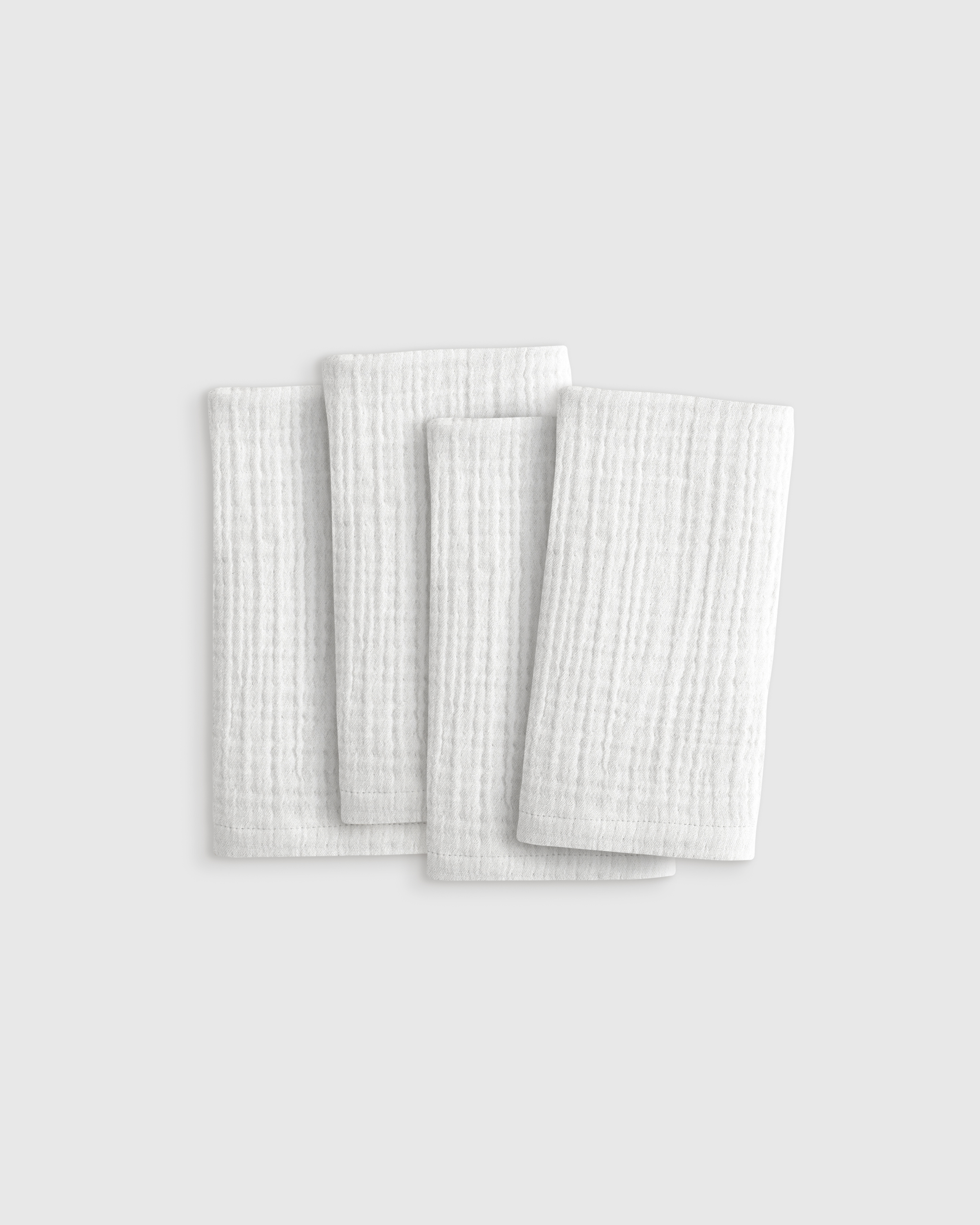 White Organic Airy Gauze Napkins