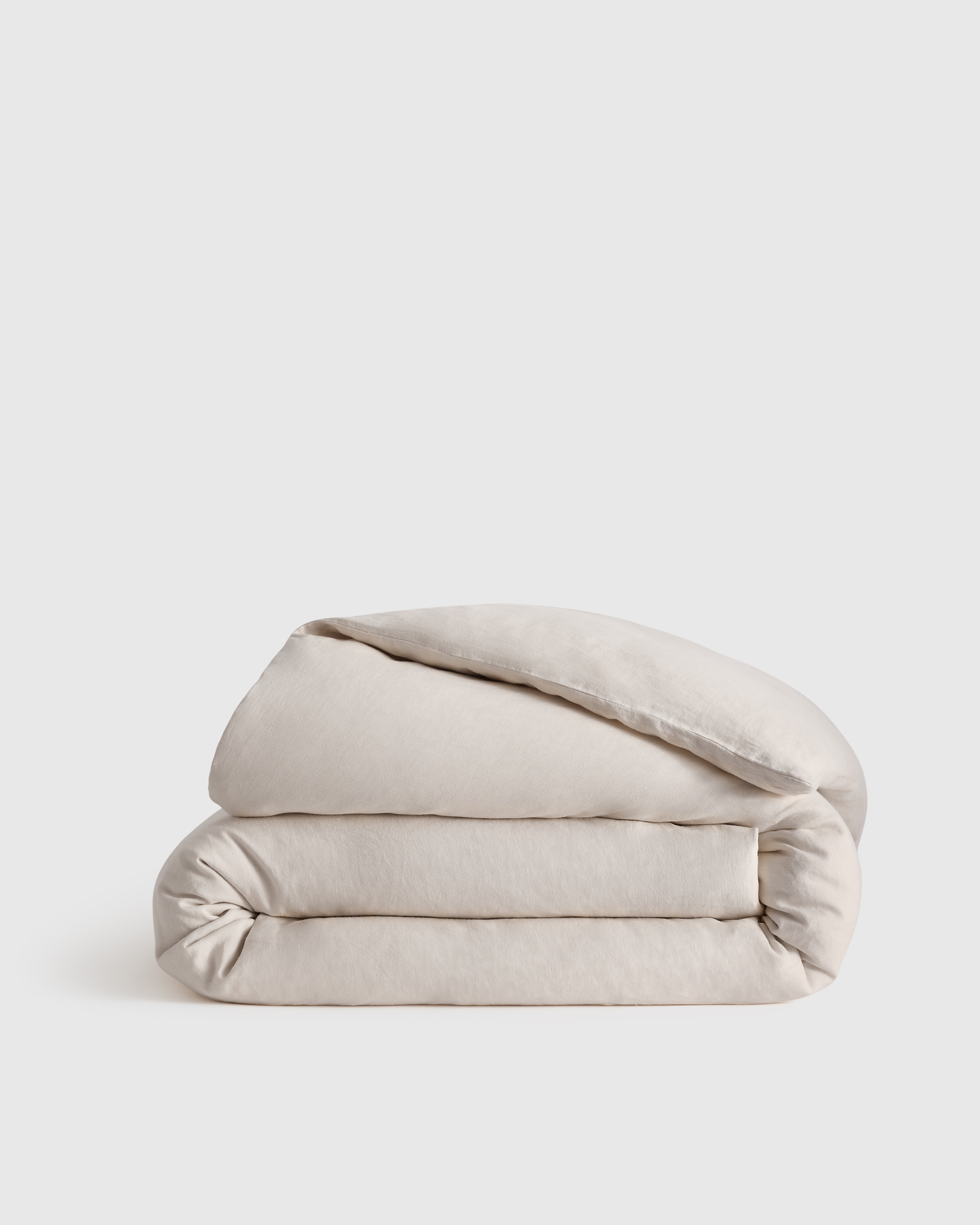 Sand European Linen Duvet Cover