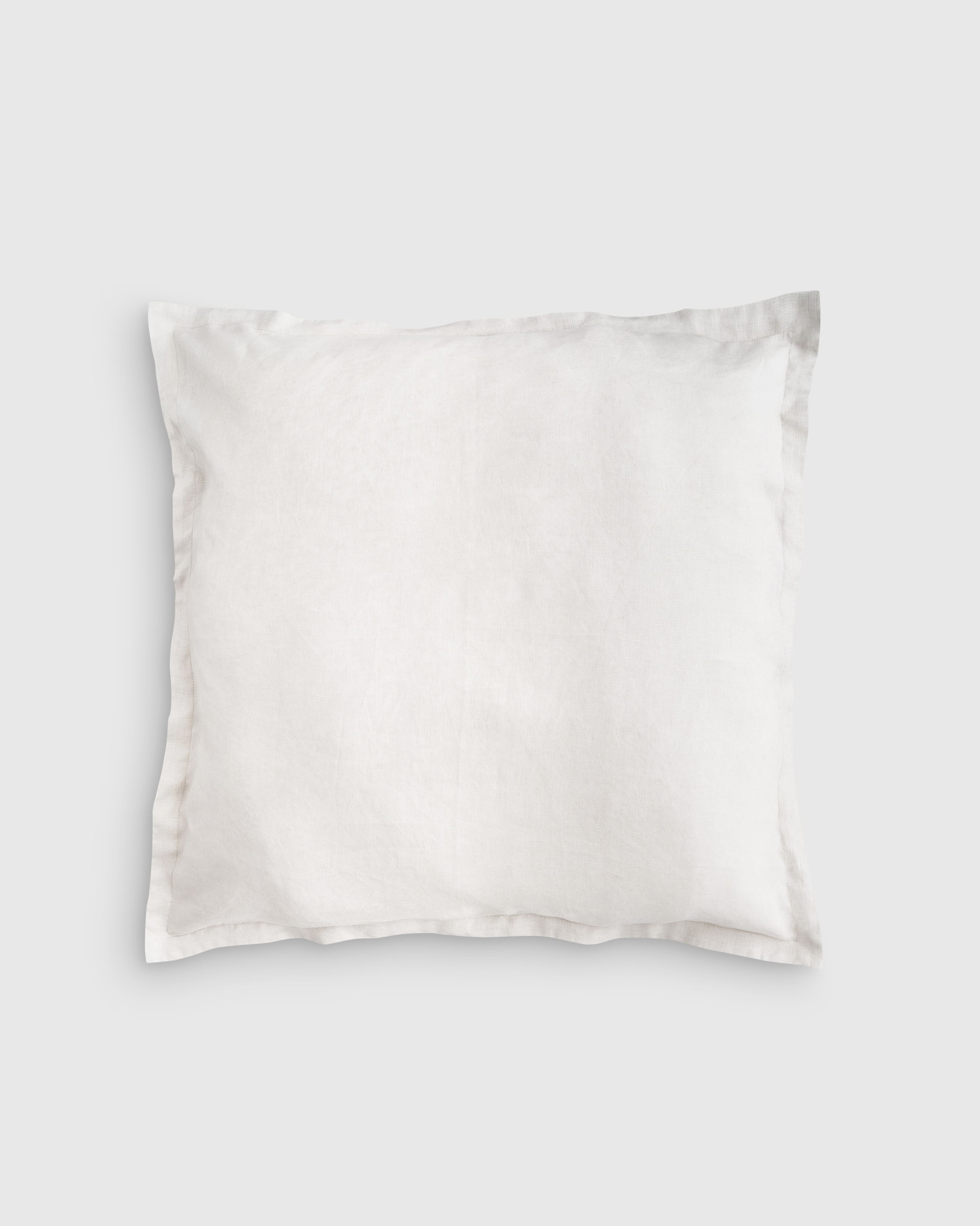 White European Linen Euro Sham