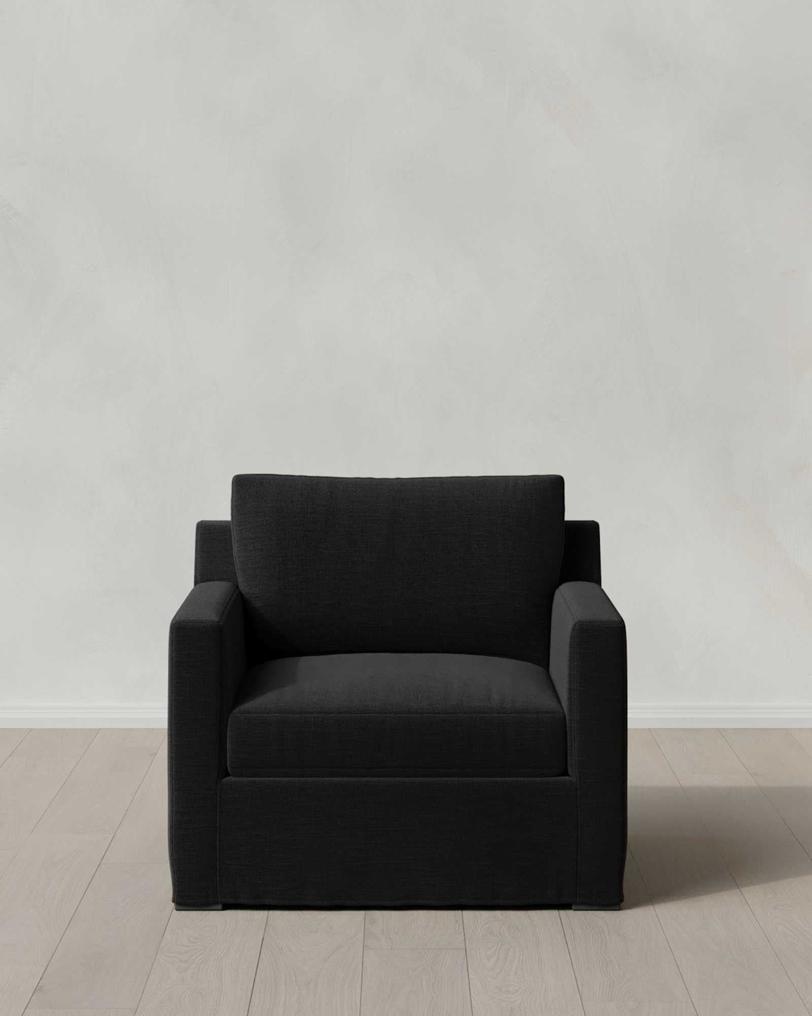Slipcover Chair Bru MEX Onyx