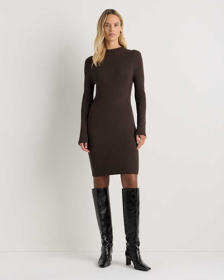 Mongolian Cashmere Sleeveless Midi Sweater Dress Mongolian Cashmere Sleeveless Midi Sweater Dress