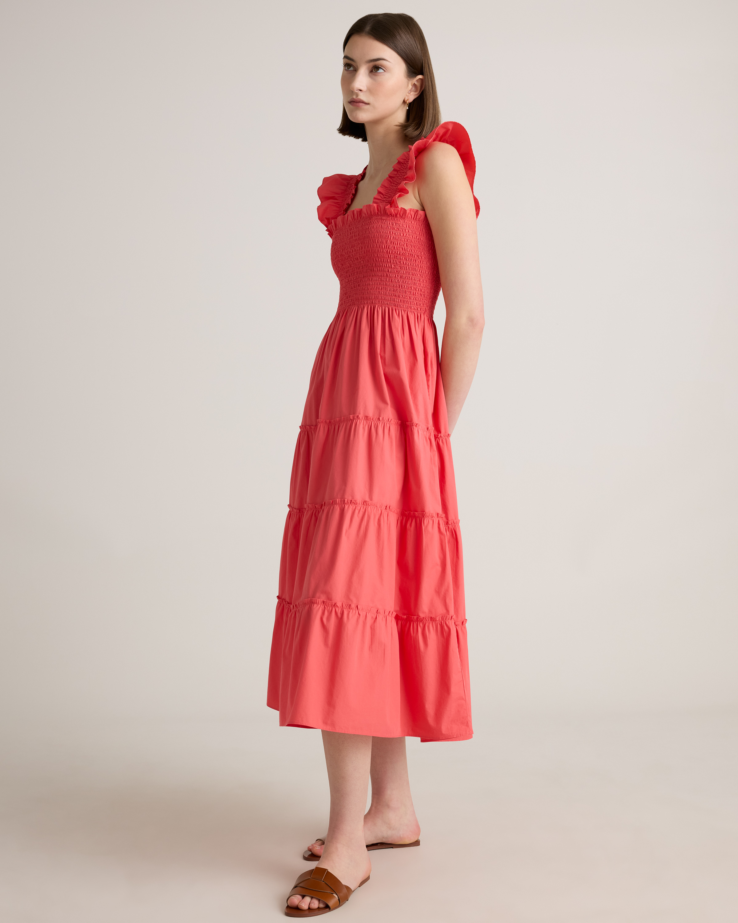 chinese dress ladies Venus Smocked Dress at Modern Citizen main image 1