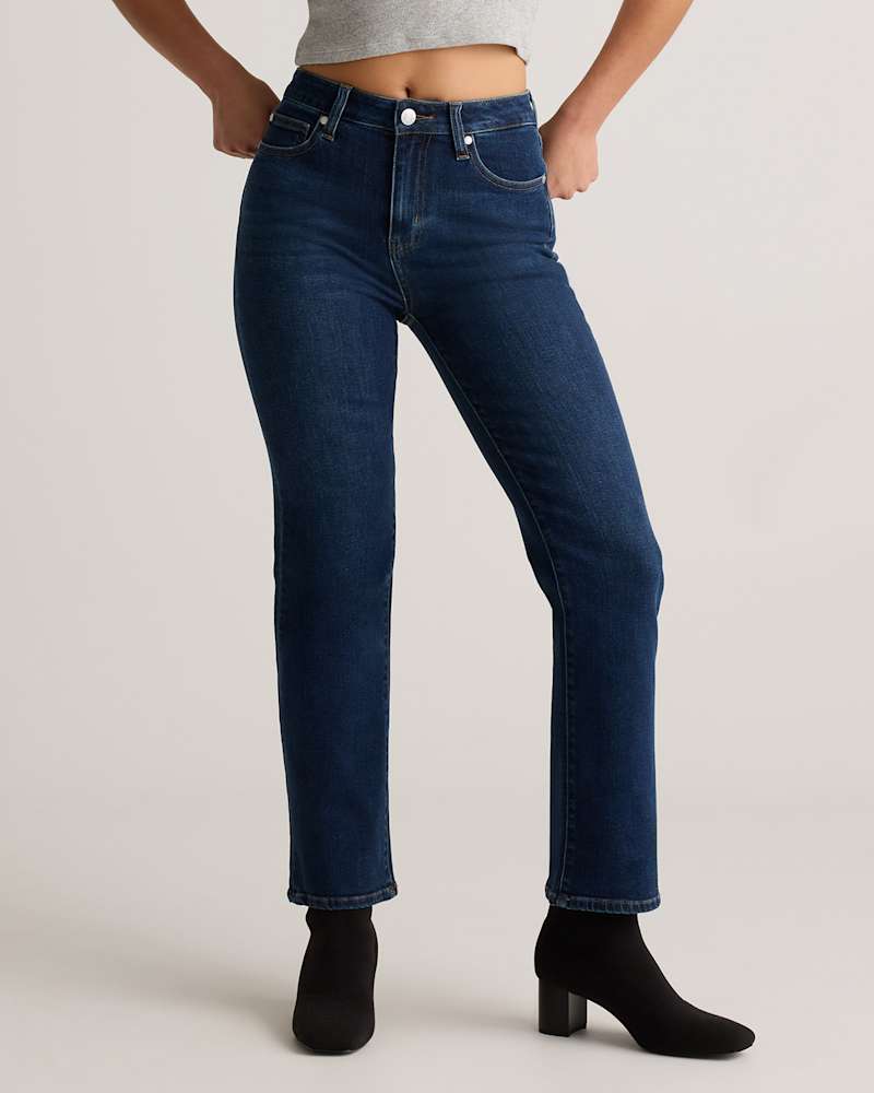 Quince Bella stretch straight jeans