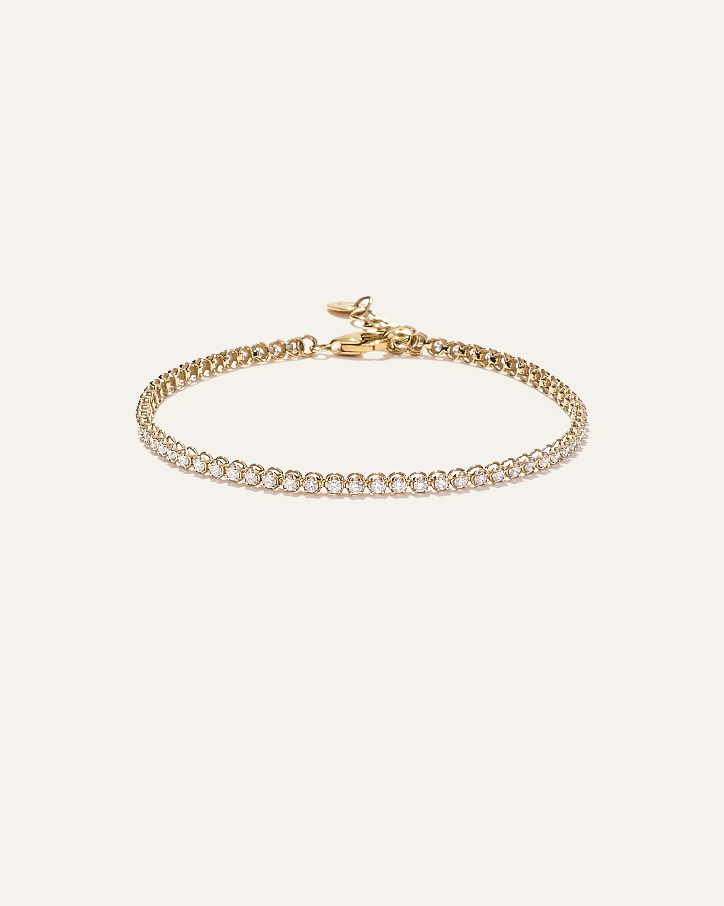 Quince Women's 14k Gold Diamond Petite Tennis Bracelet In Yellow Gold