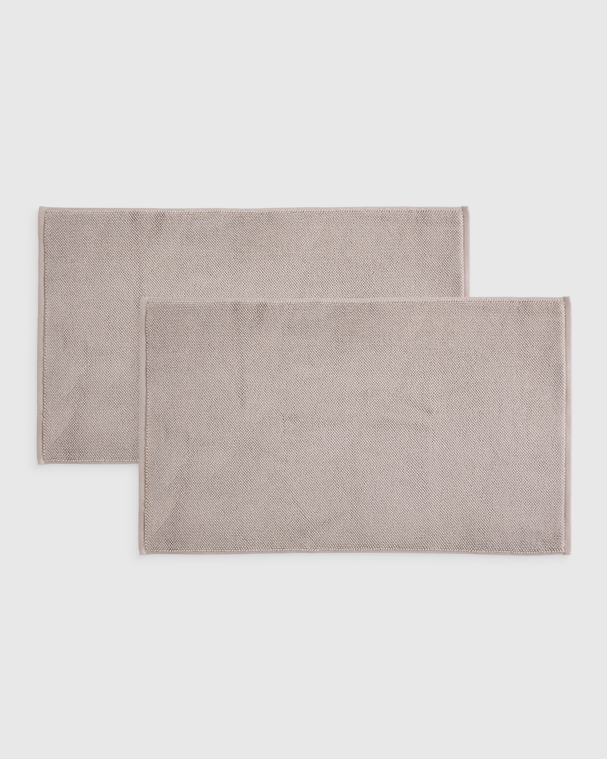 Grey Turkish Cotton Bath Mat Bundle