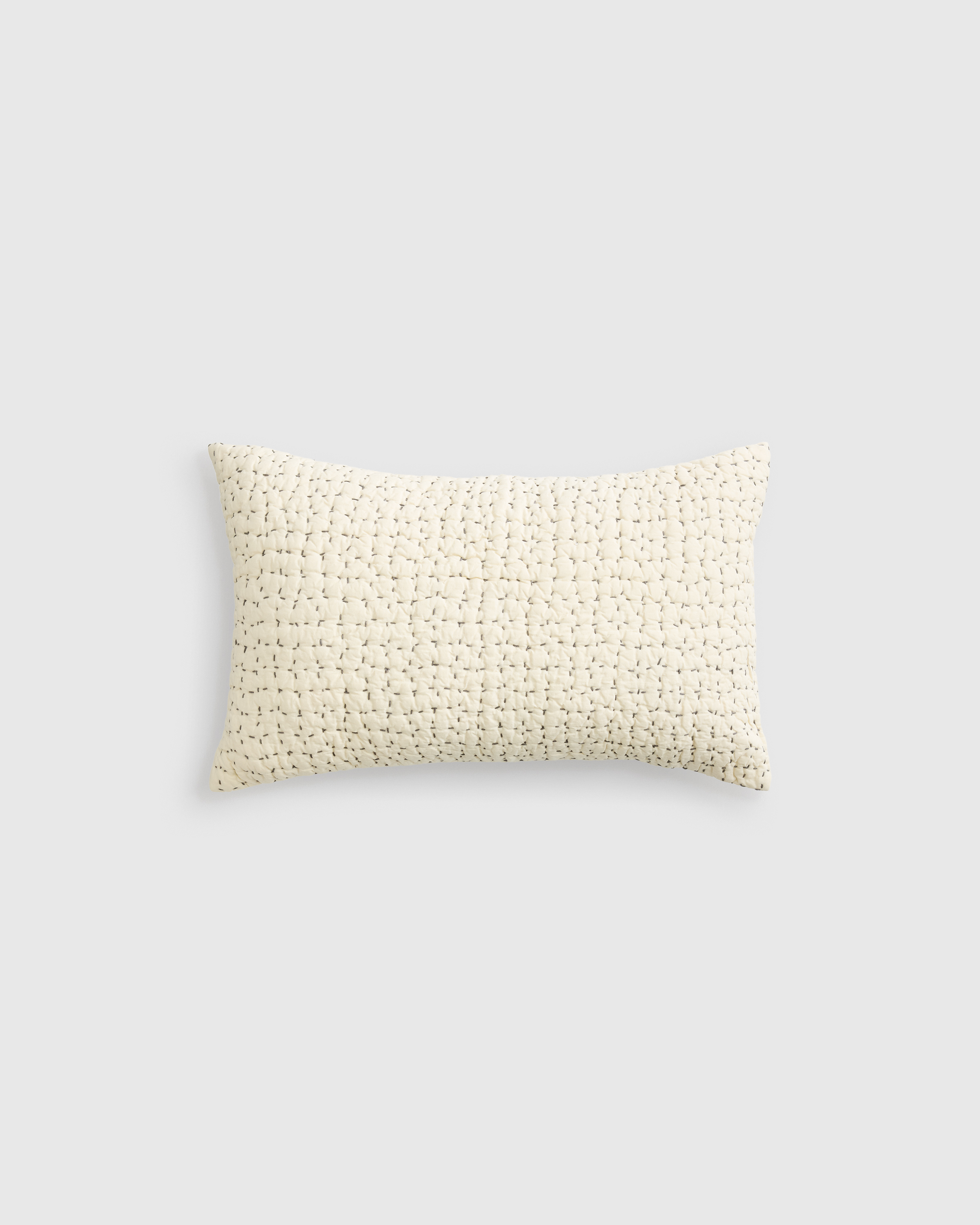 Undyed Organic Cotton Hand Stitched Pillow Cover