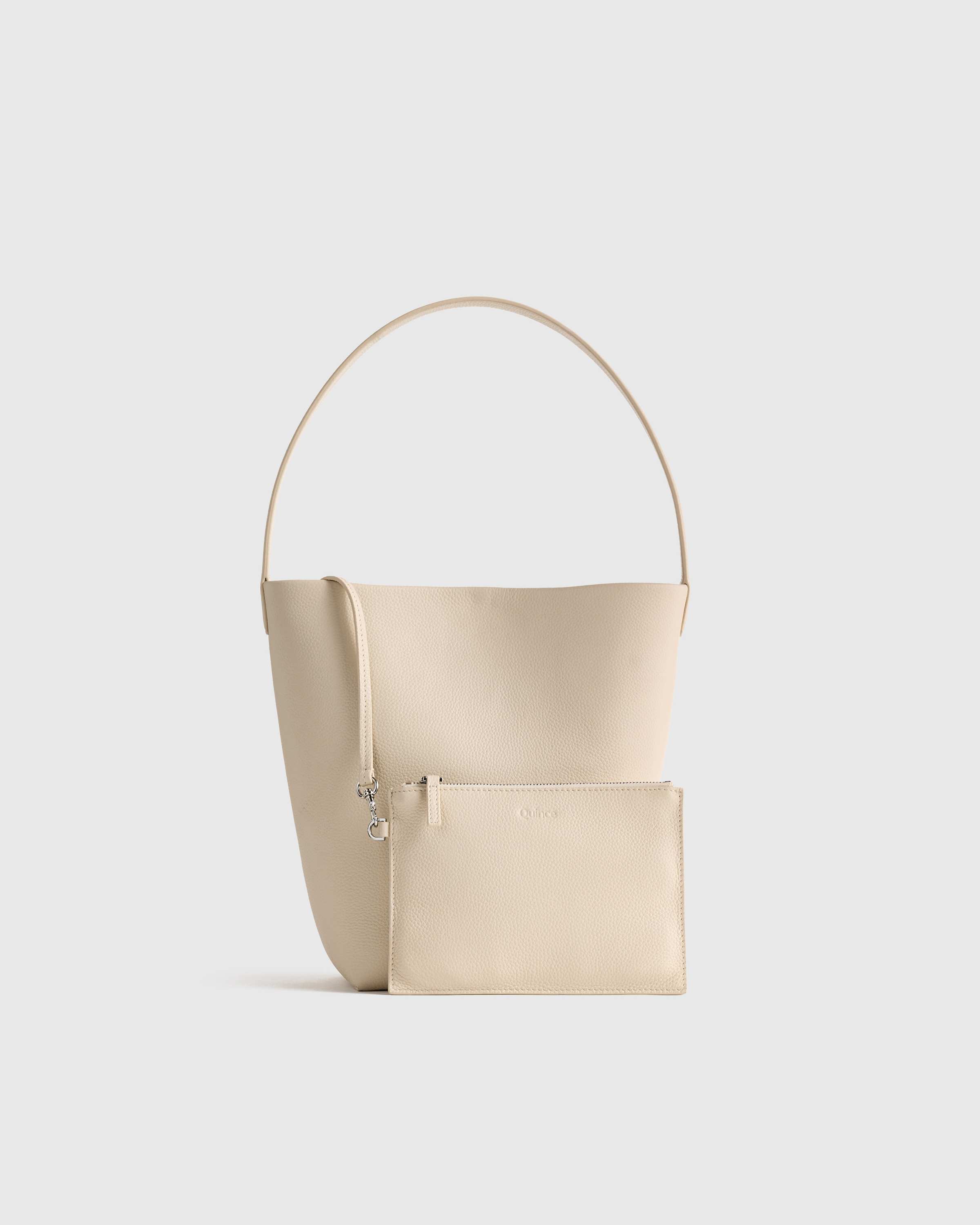 Penelope Small Shoulder Bag in Soft Ivory