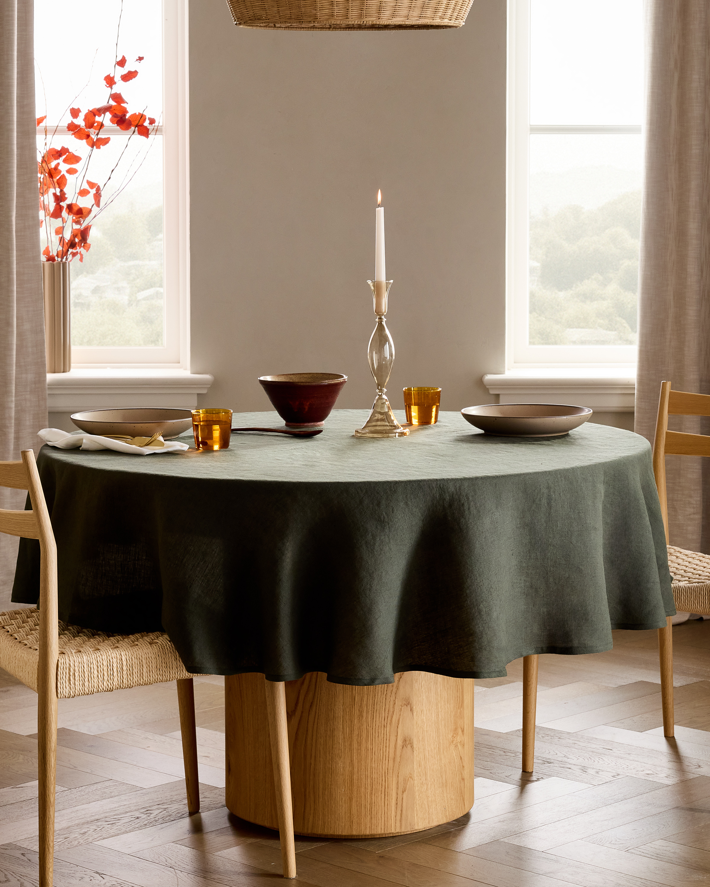European Linen Tablecloth