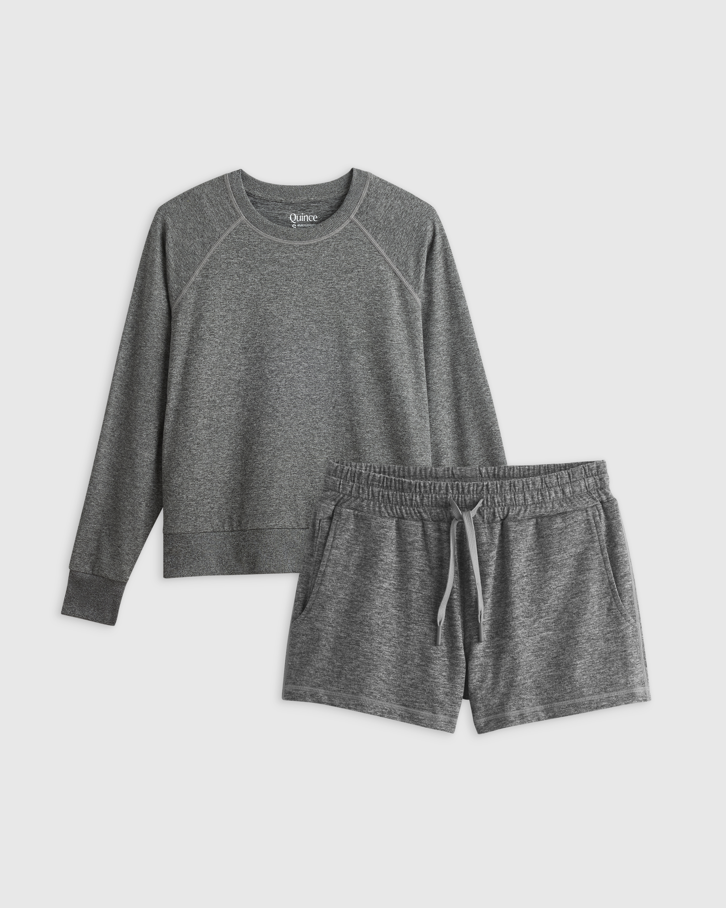 Heather Grey Flowknit Everyday Set