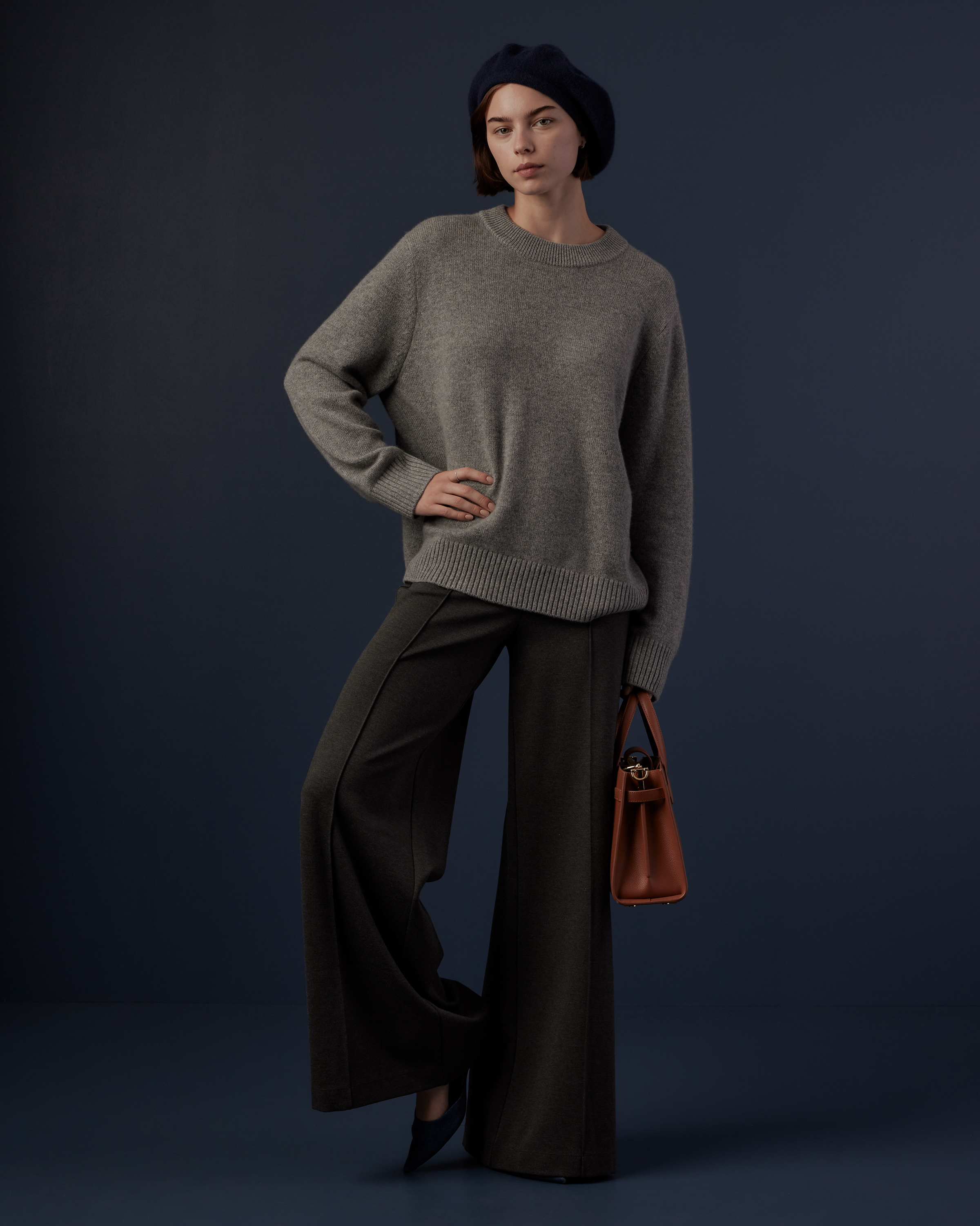 Ultra-Stretch Ponte Super Wide Leg Pants